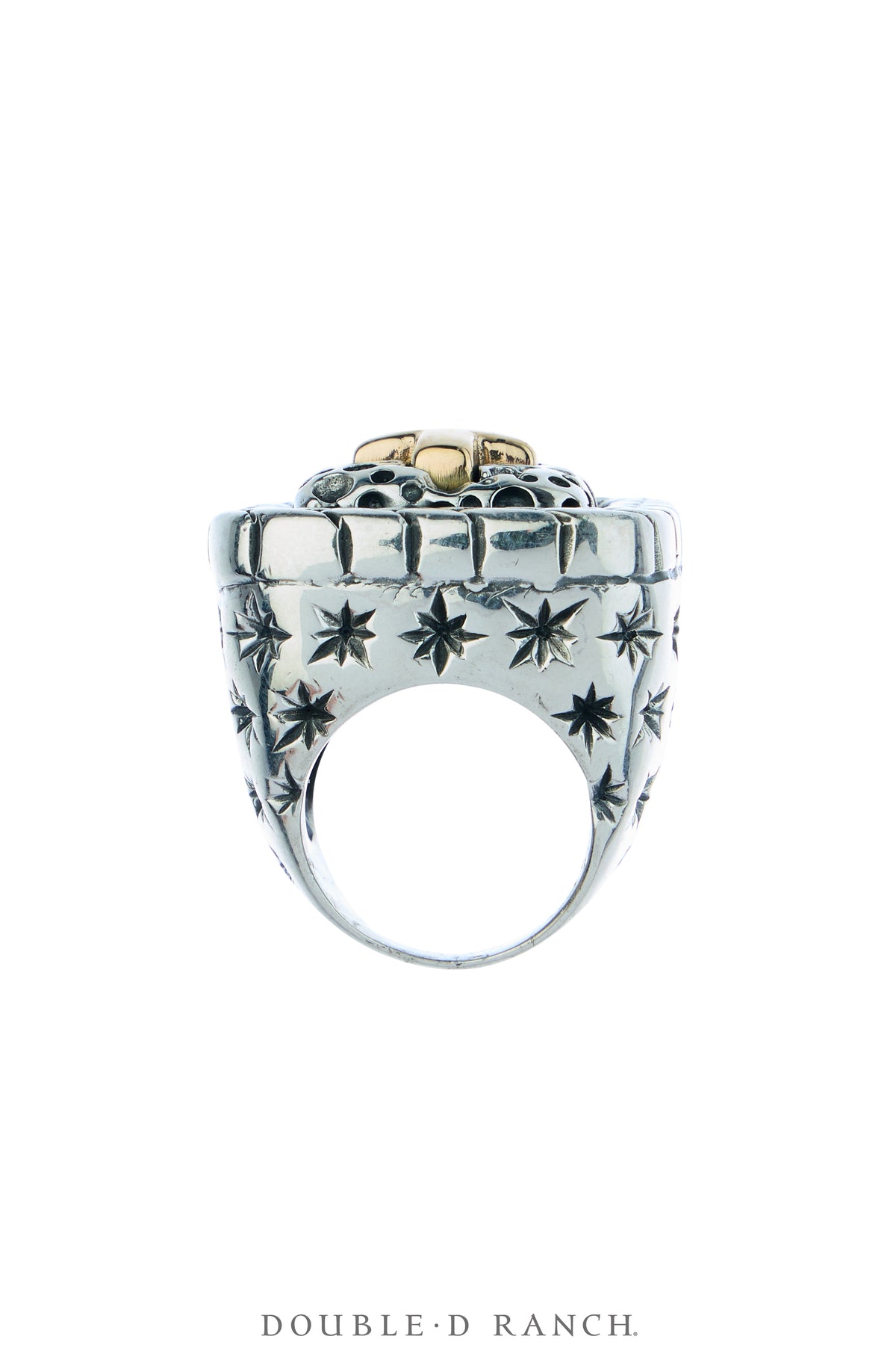 Ring, Dian Malouf, Sterling Silver, Gold,  Contemporary, 1977