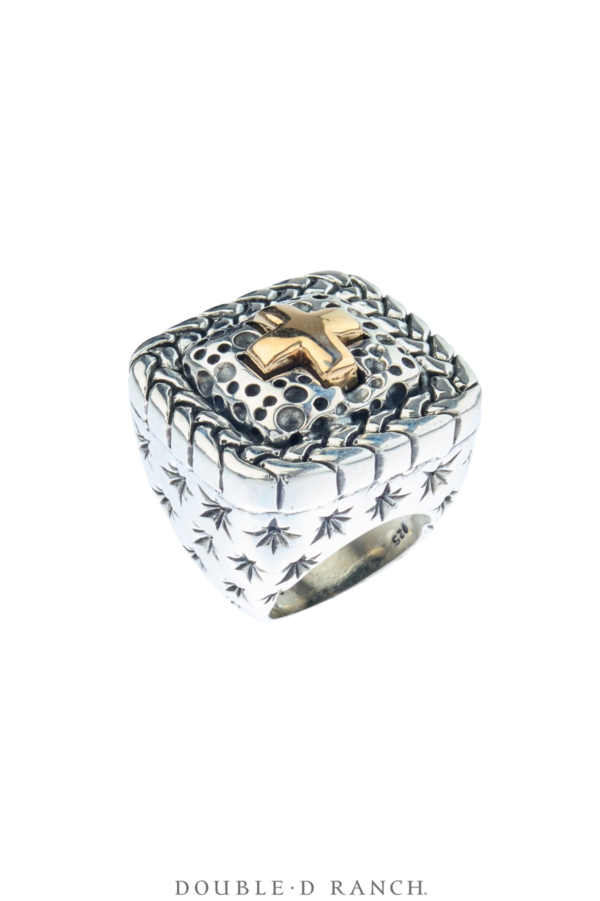 Ring, Dian Malouf, Sterling Silver, Gold,  Contemporary, 1977