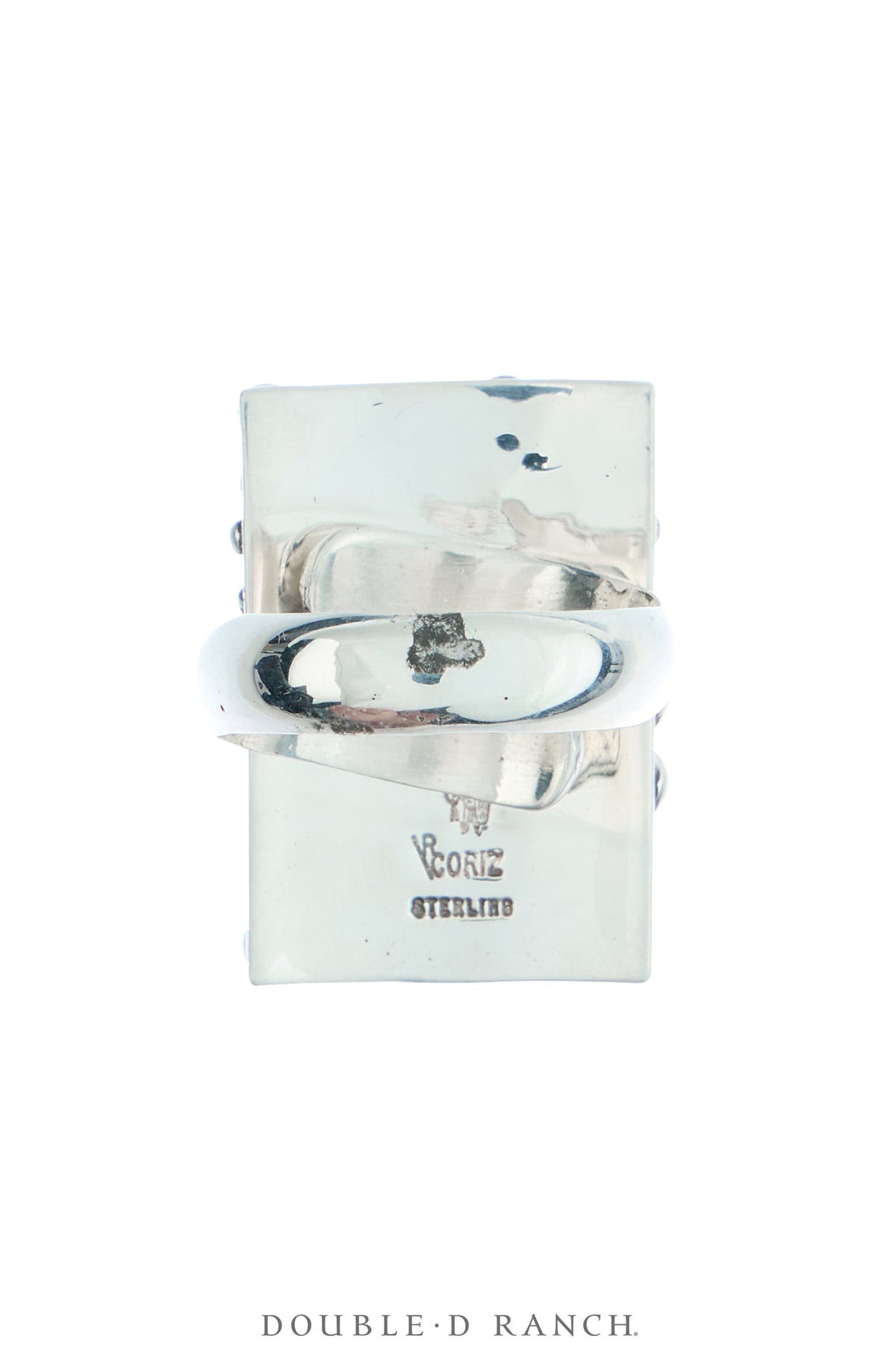 Ring, Blackened Bubble, Freshwater Pearl & Sterling Silver, Hallmark, Contemporary, 1981