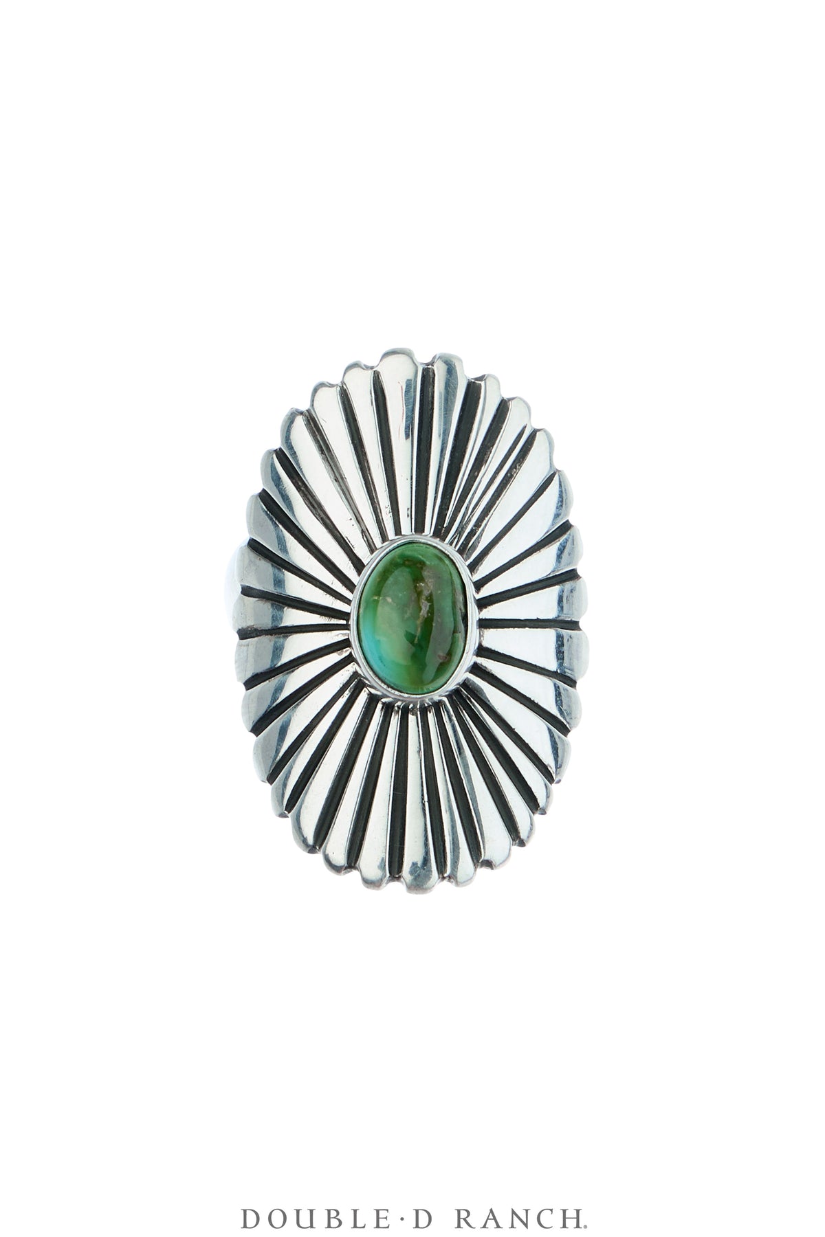 Ring, Shield, Sonoran Gold Turquoise, Contemporary, 1985C