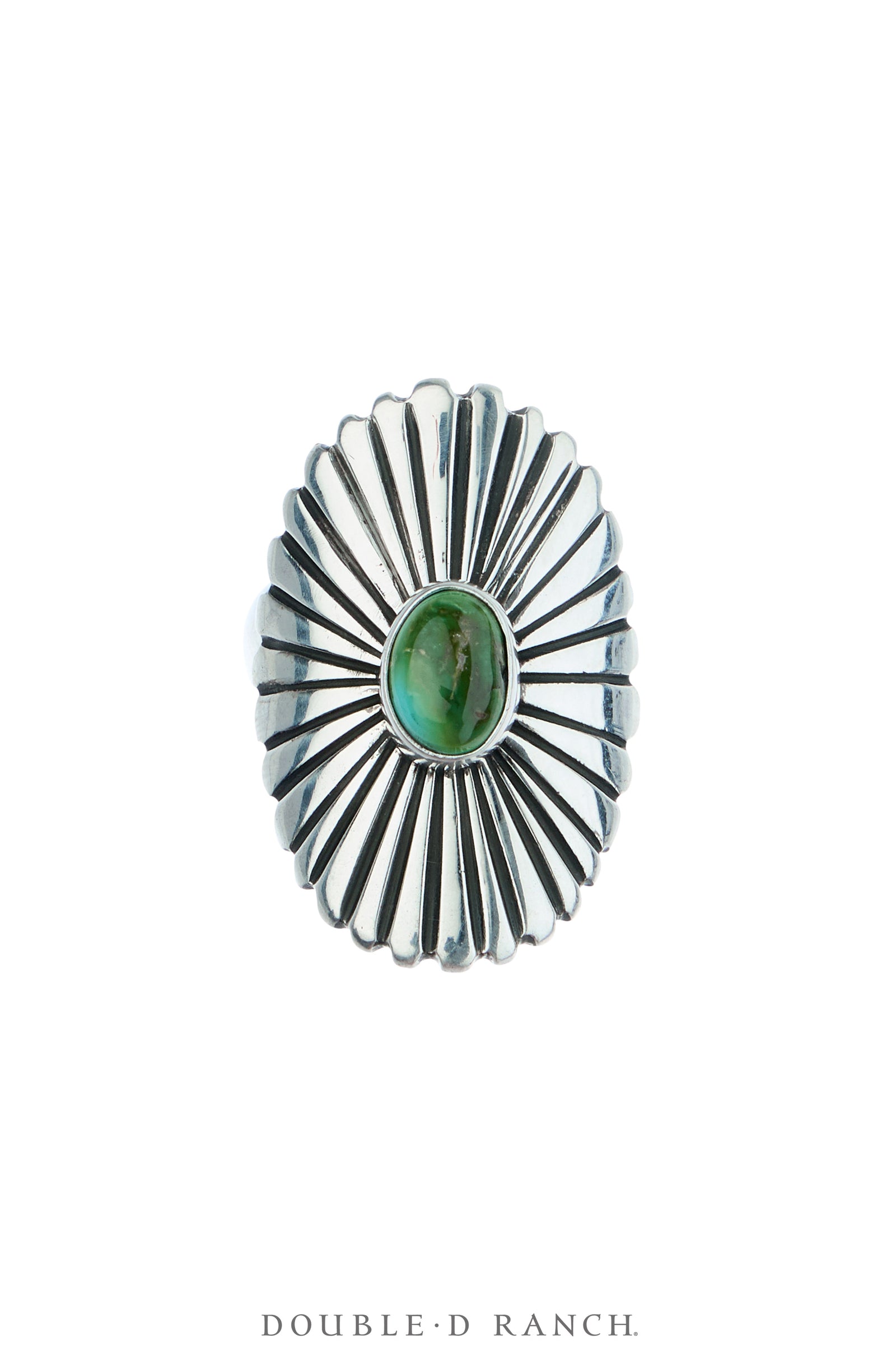 Ring, Shield, Sonoran Gold Turquoise, Contemporary, 1985C