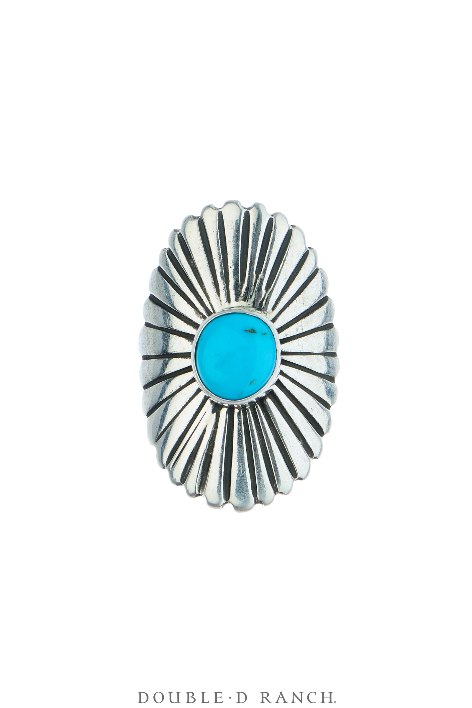 Ring, Shield, Turquoise, Contemporary, 1985