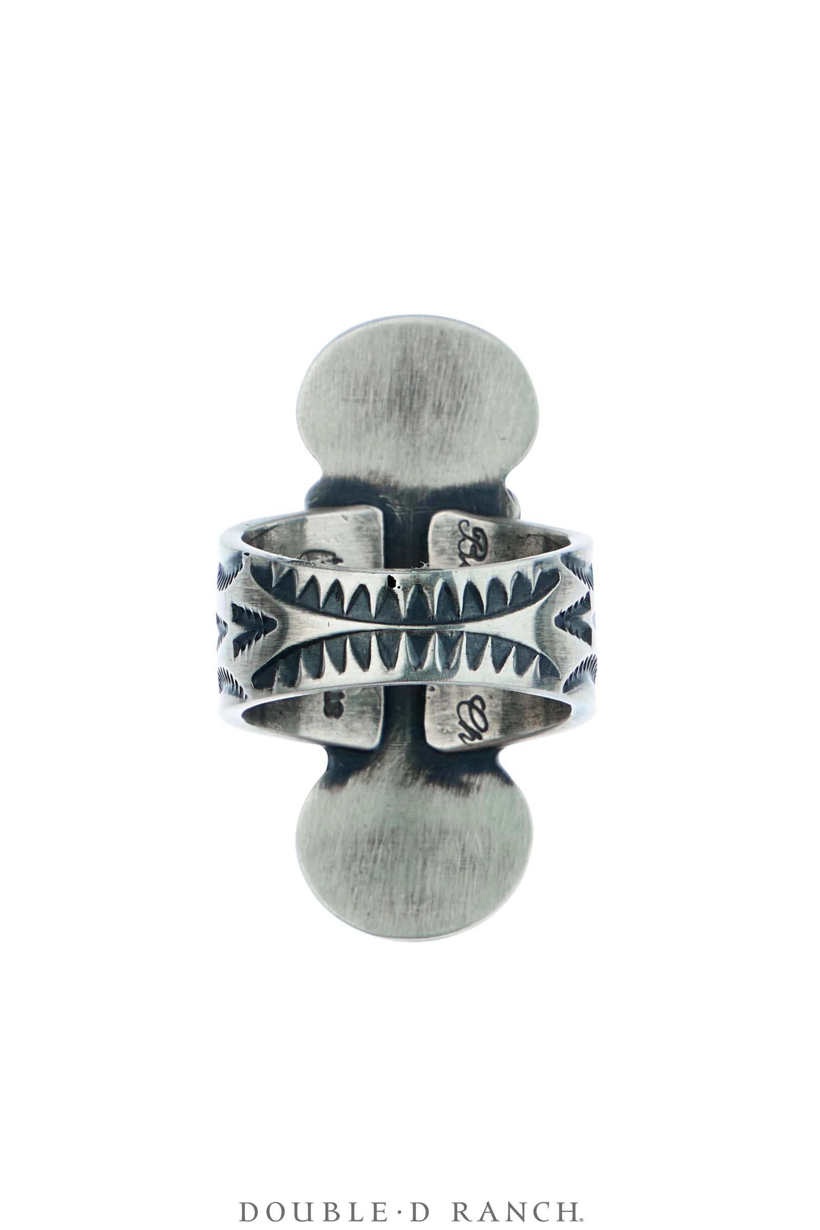 Ring, Statement, Golden Hills Turquoise, 3 Stone, Hallmark, Contemporary, 1986