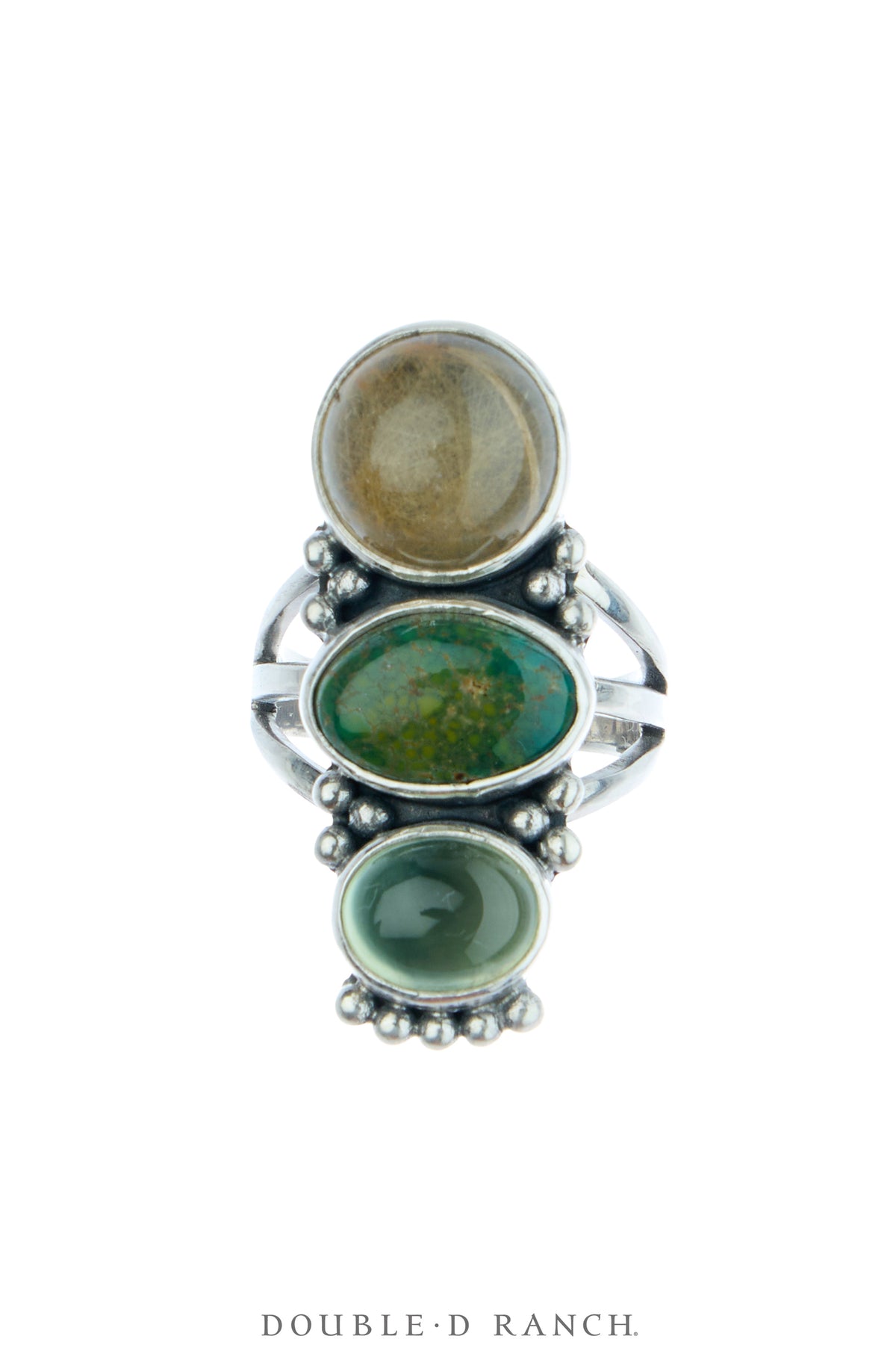 Ring, Faceted Jewel, Turquoise & Semi-Precious Stones, Artisan, Contemporary, 1997