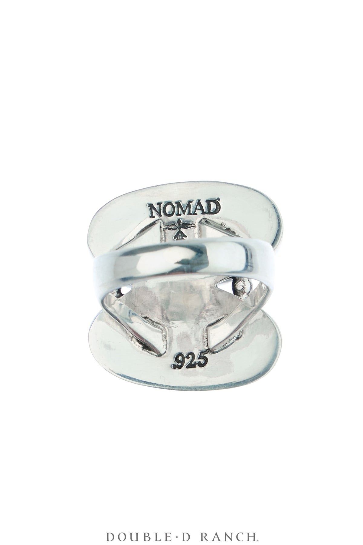 Ring, Faceted Jewel, Rainbow Moonstone, Double, Artisan, Contemporary, 2000