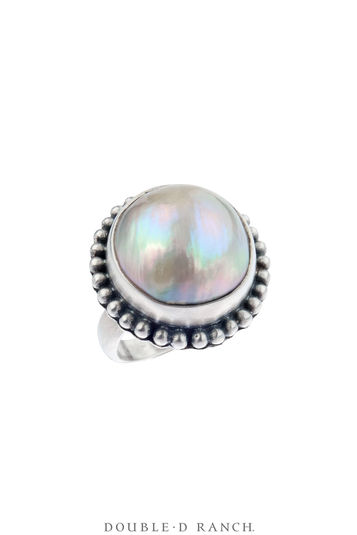 Ring, Natural Stone, Mother of Pearl, Artisan, Contemporary, 2011