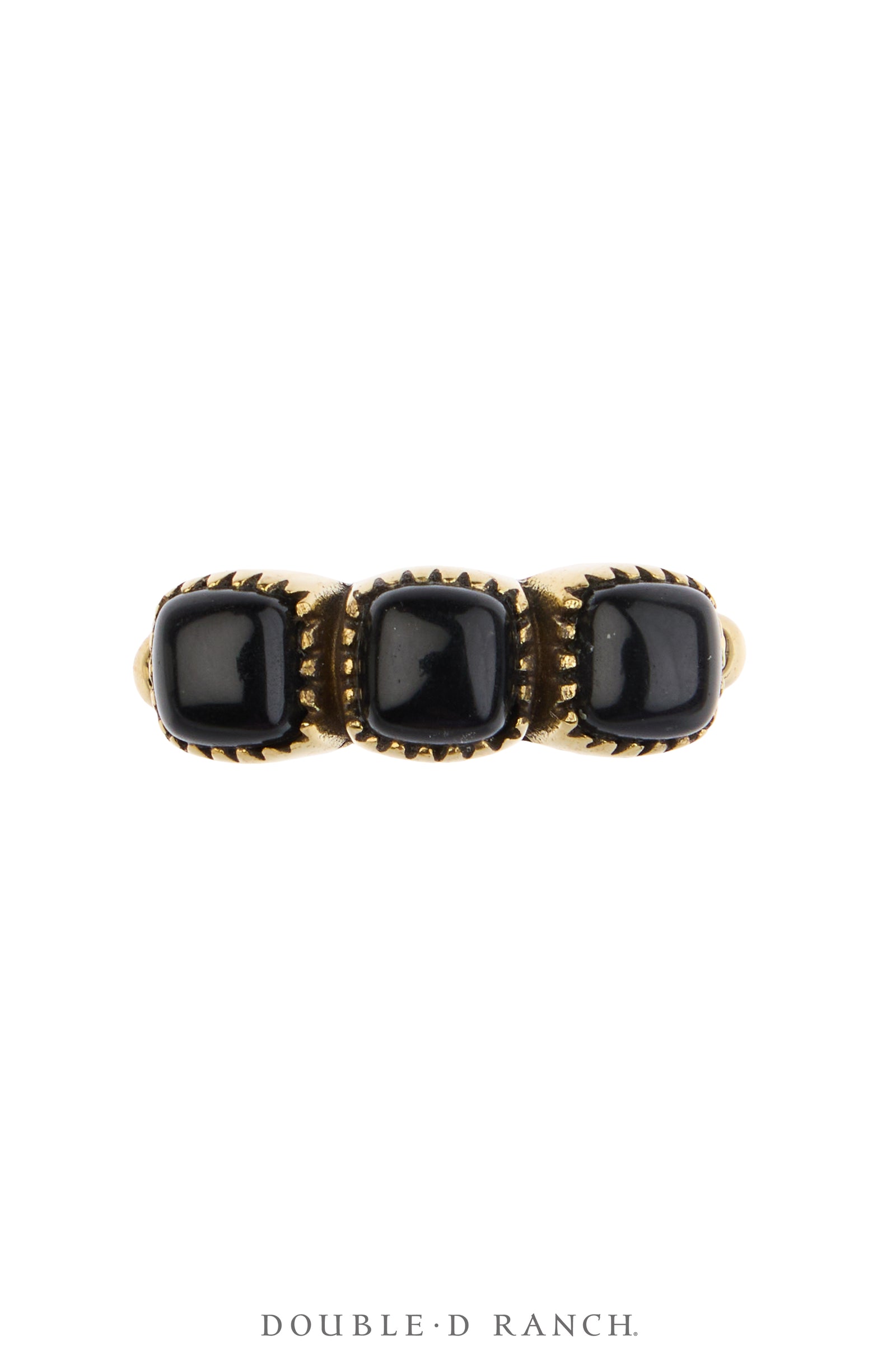 Ring, Faceted Jewel, Row, Onyx,  Contemporary, 2033