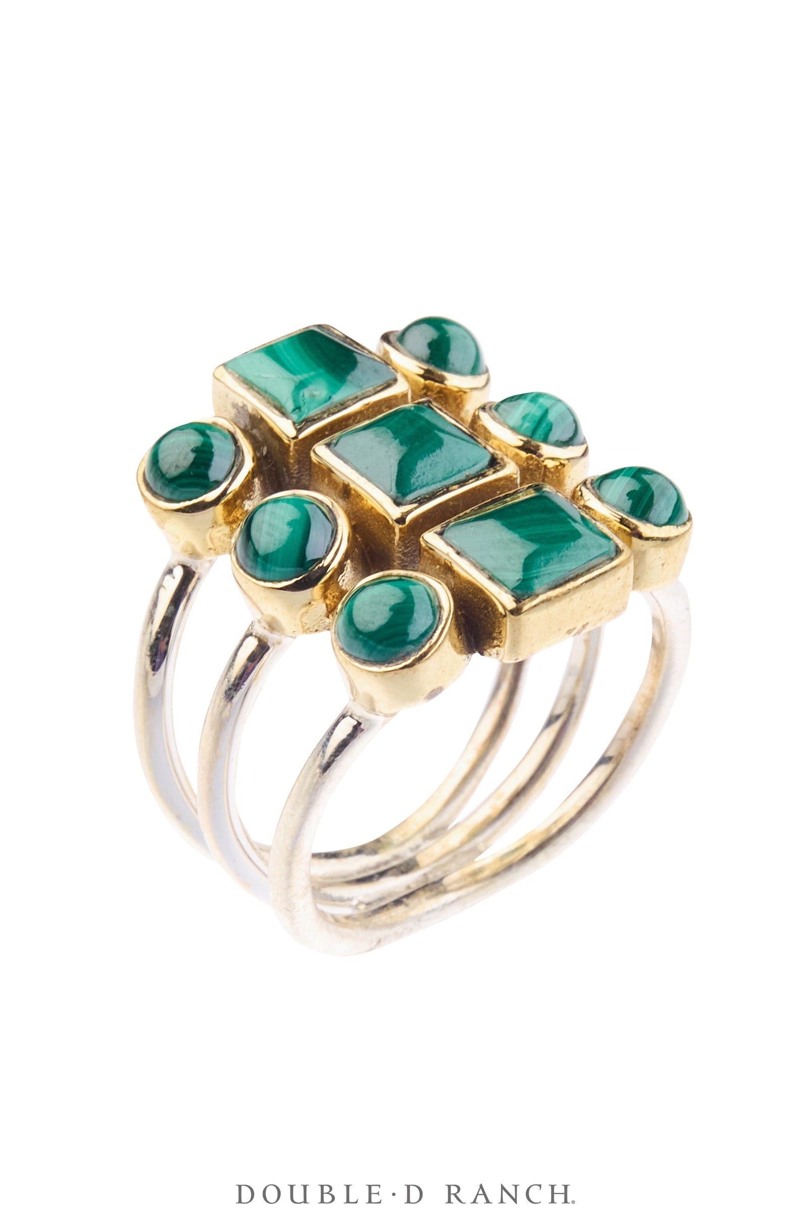 Ring, Faceted Jewel, Shield, Jadeite, Contemporary, 2034C