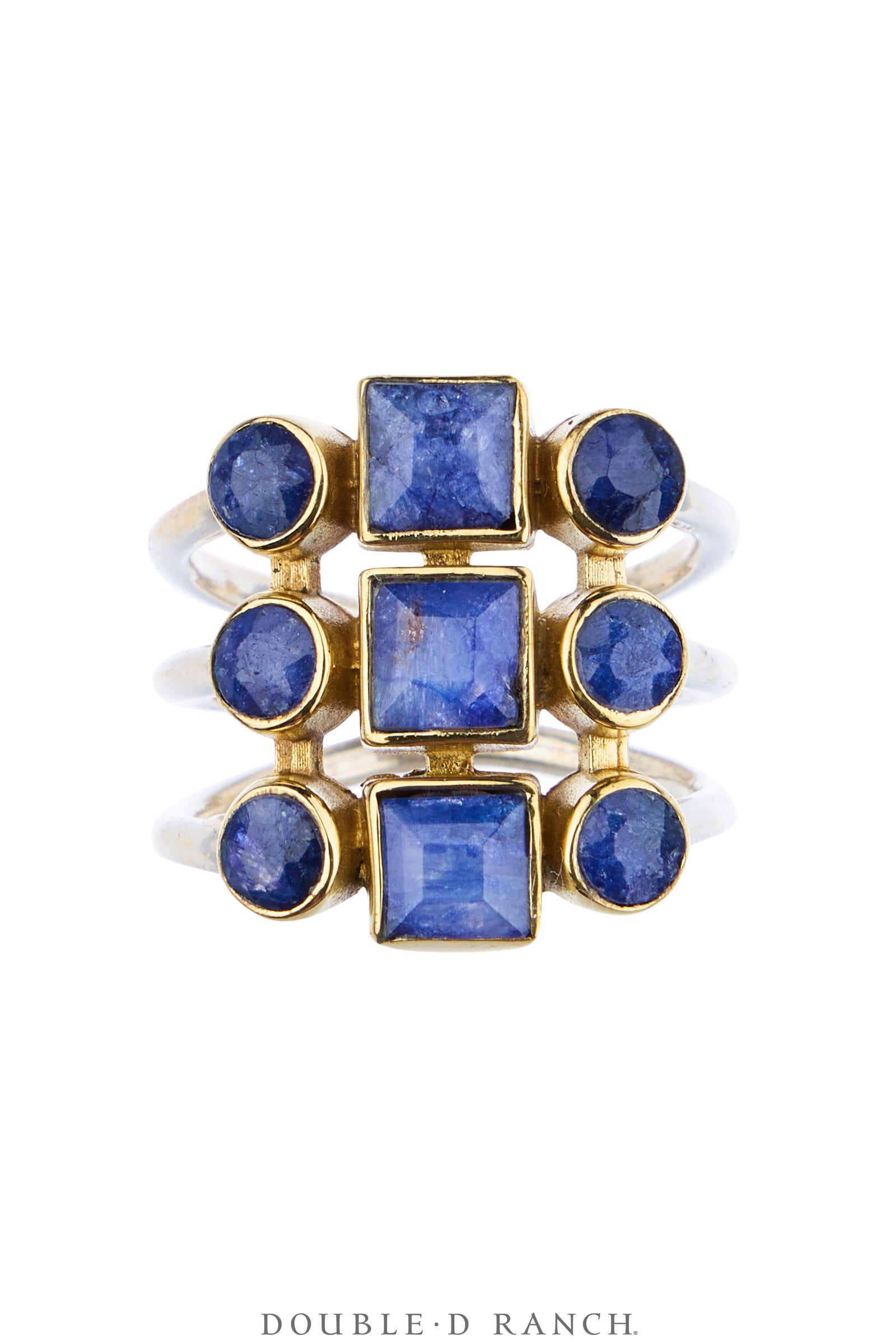 Ring, Faceted Jewel, Shield, Lapis, Contemporary, 2034