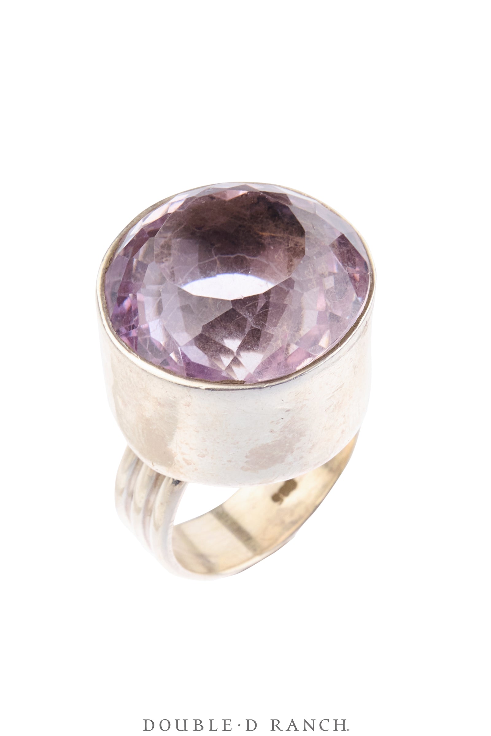 Ring, Faceted Jewel, Single Stone, Amethyst, Contemporary, 2037
