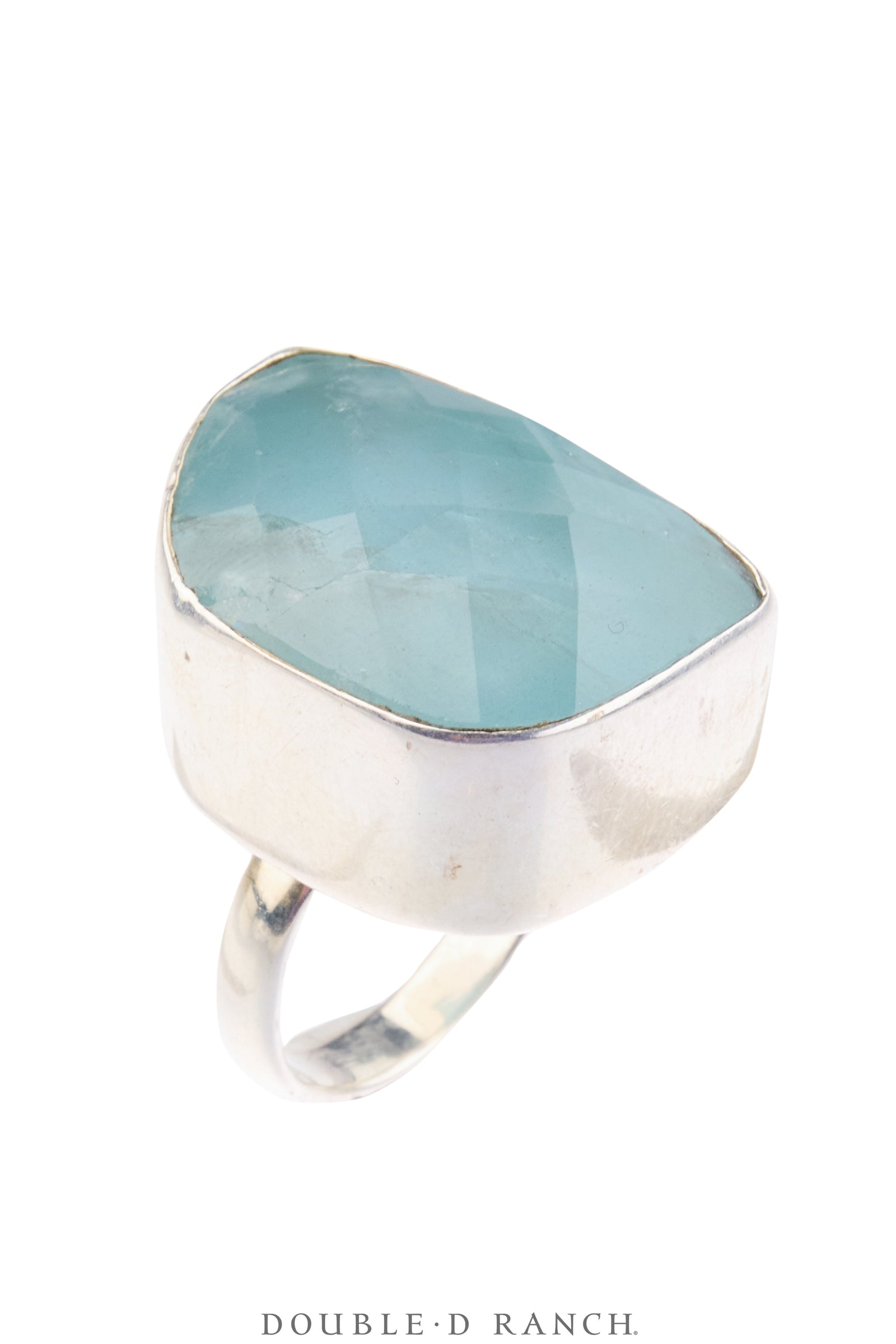 Ring, Faceted Jewel, Single Stone, Aquamarine, Contemporary, 2046