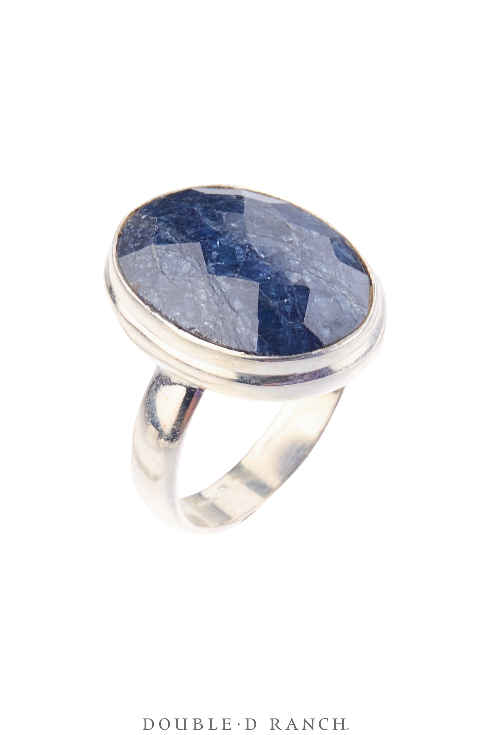 Ring, Faceted Jewel, Single Stone, Blue Sapphire, Contemporary, 2048