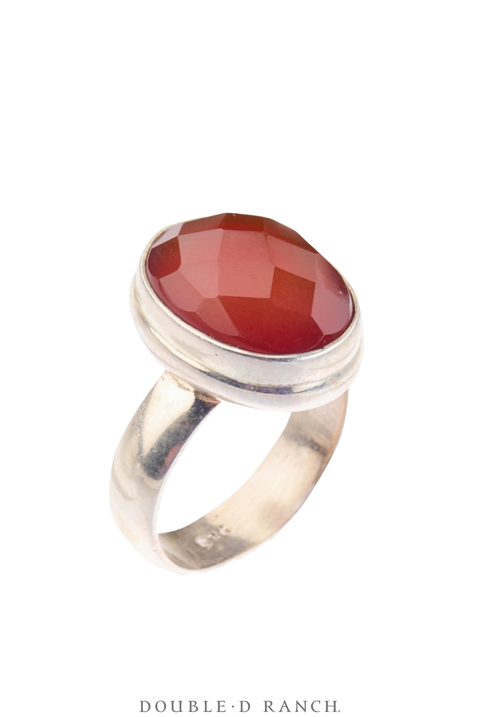 Ring, Faceted Jewel, Single Stone, Carnelian, Contemporary, 2050