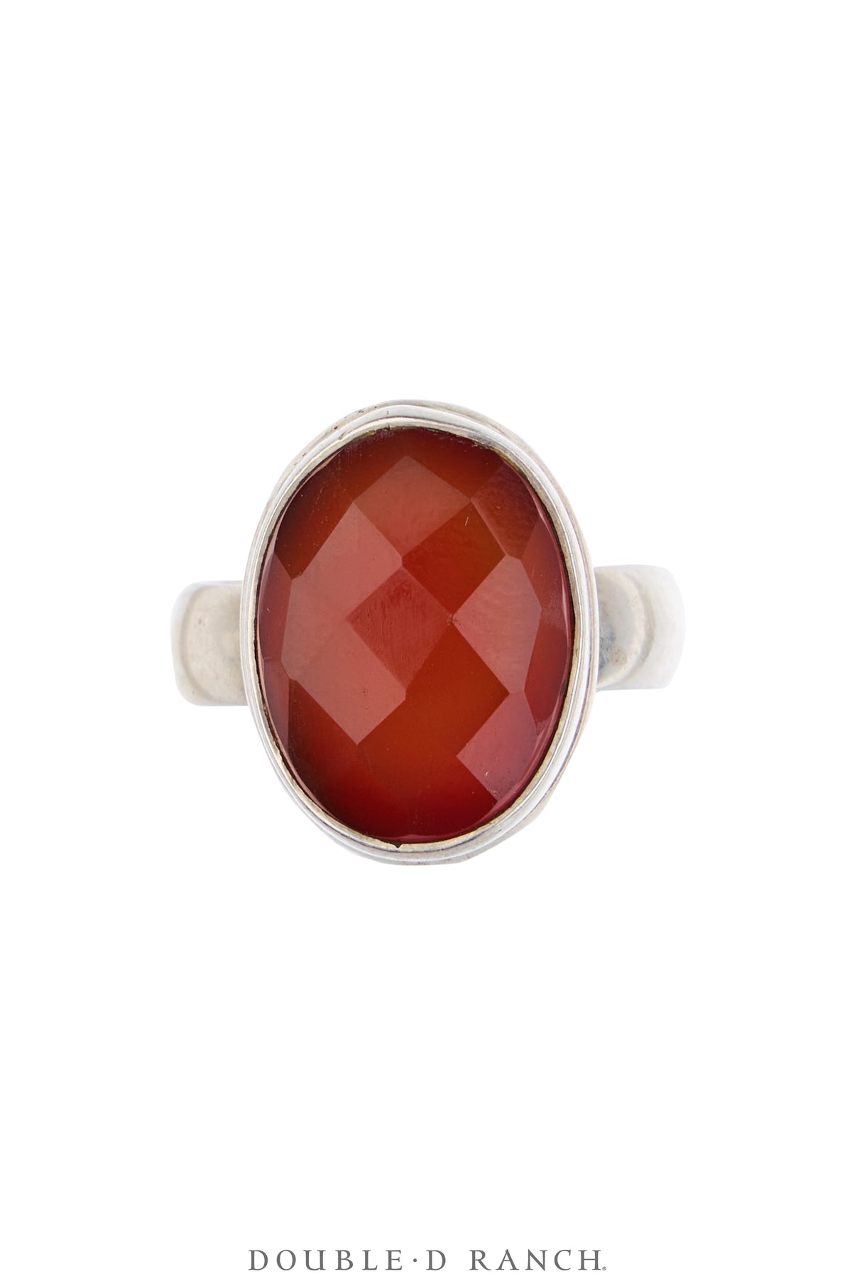 Ring, Faceted Jewel, Single Stone, Carnelian, Contemporary, 2050