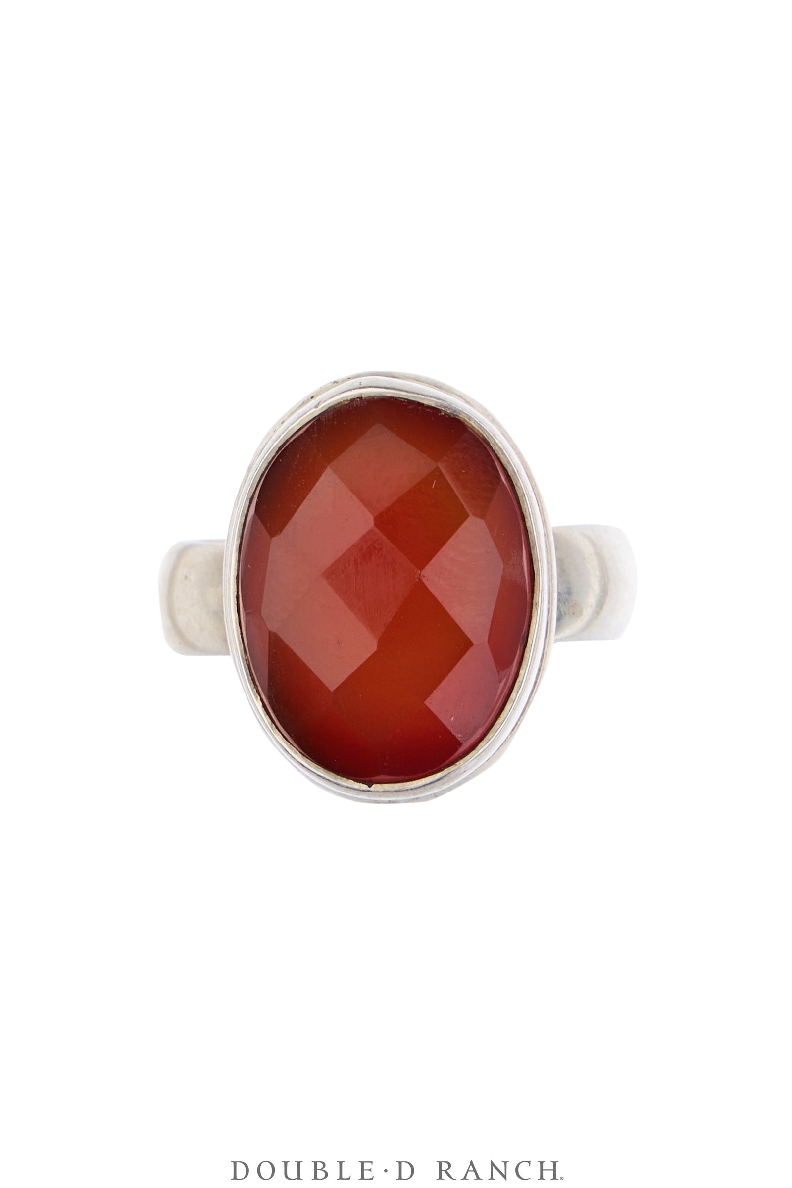 Ring, Faceted Jewel, Single Stone, Carnelian, Contemporary, 2050