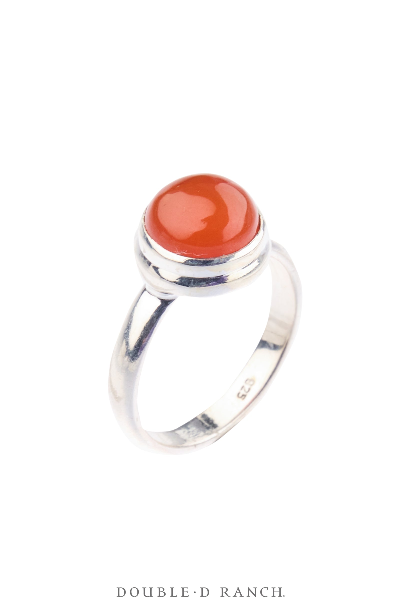Ring, Faceted Jewel, Single Stone, Carnelian, Contemporary, 2052