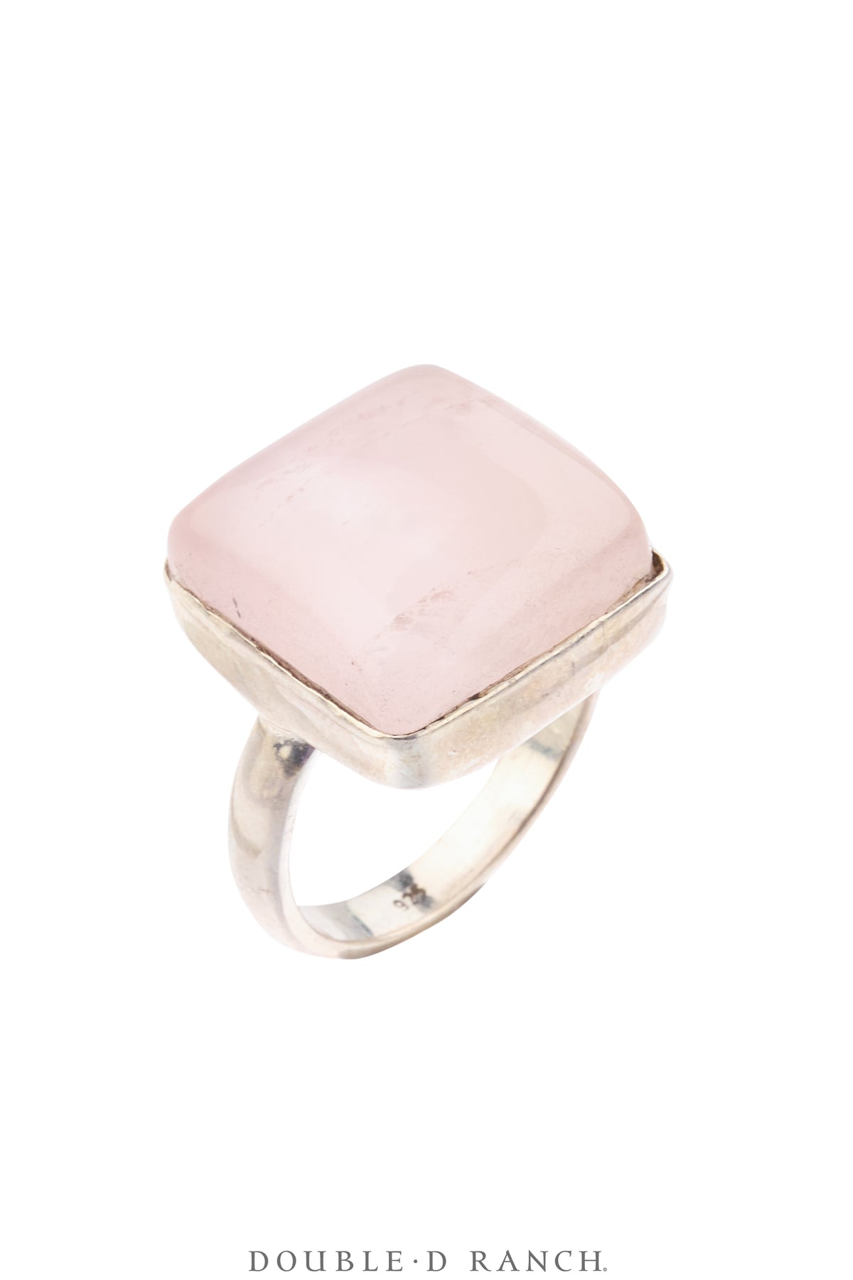Ring, Faceted Jewel, Single Stone, Rose Quartz, Contemporary, 2067