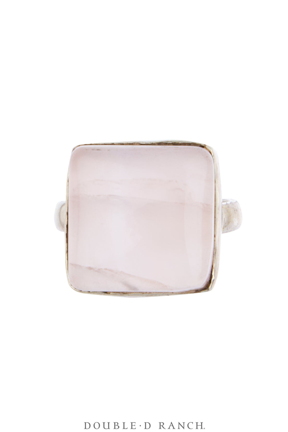 Ring, Faceted Jewel, Single Stone, Rose Quartz, Contemporary, 2067