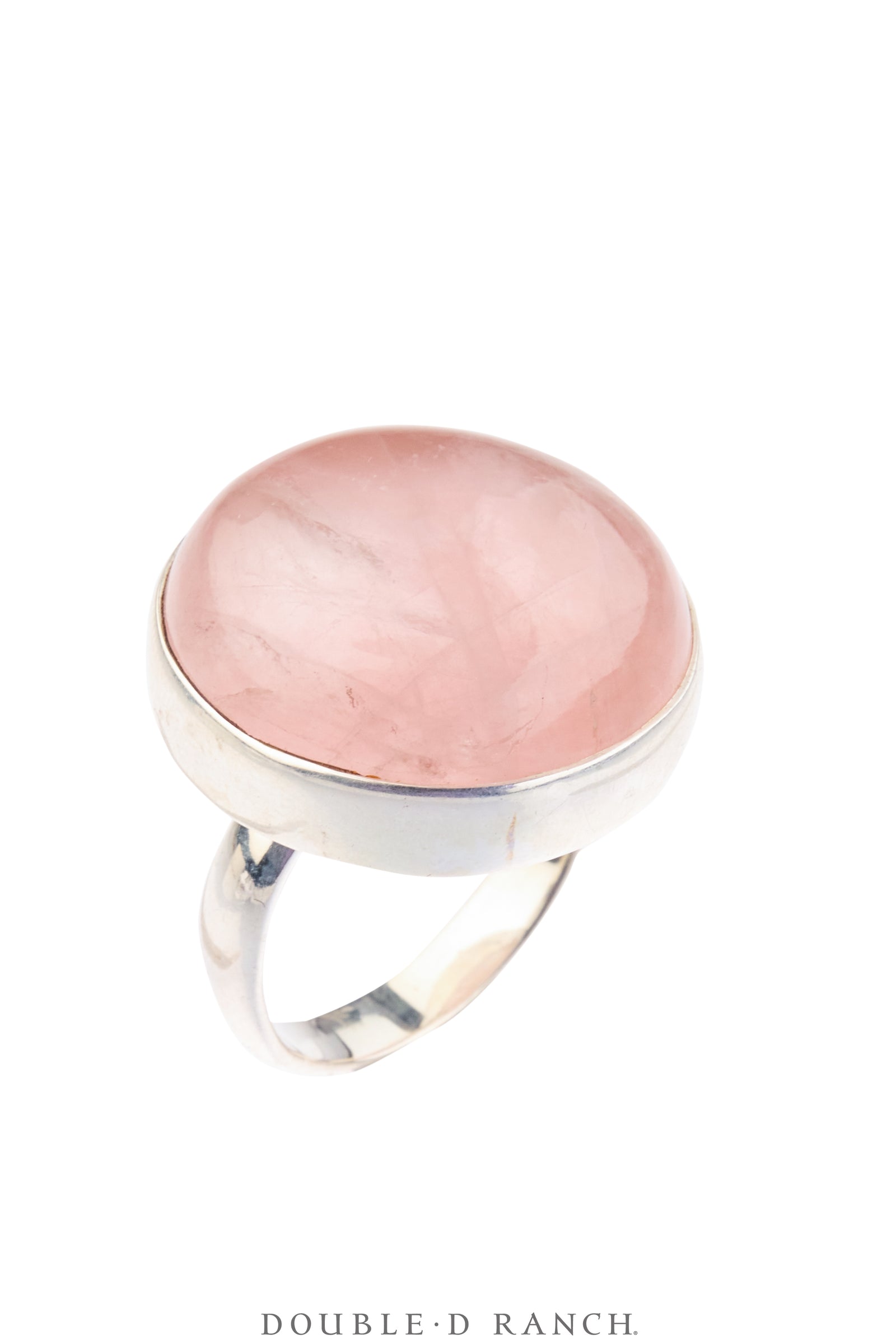 Ring, Faceted Jewel, Single Stone, Rose Quartz, Contemporary, 2068