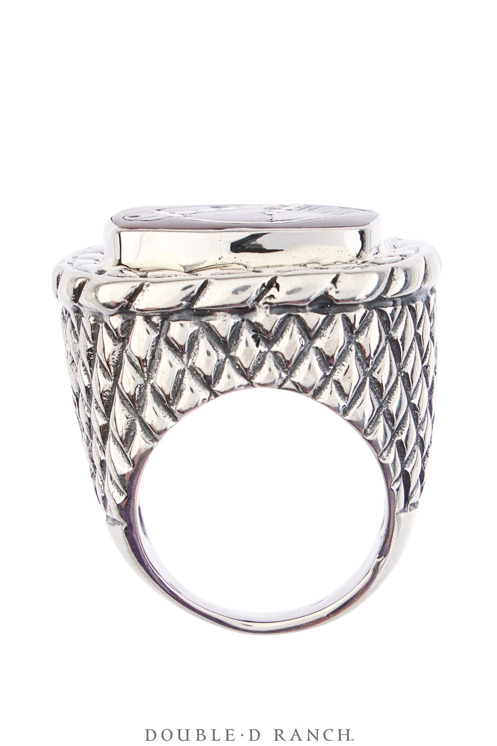 Ring, Dian Malouf, Statement, Sterling Silver,  Contemporary, 2073