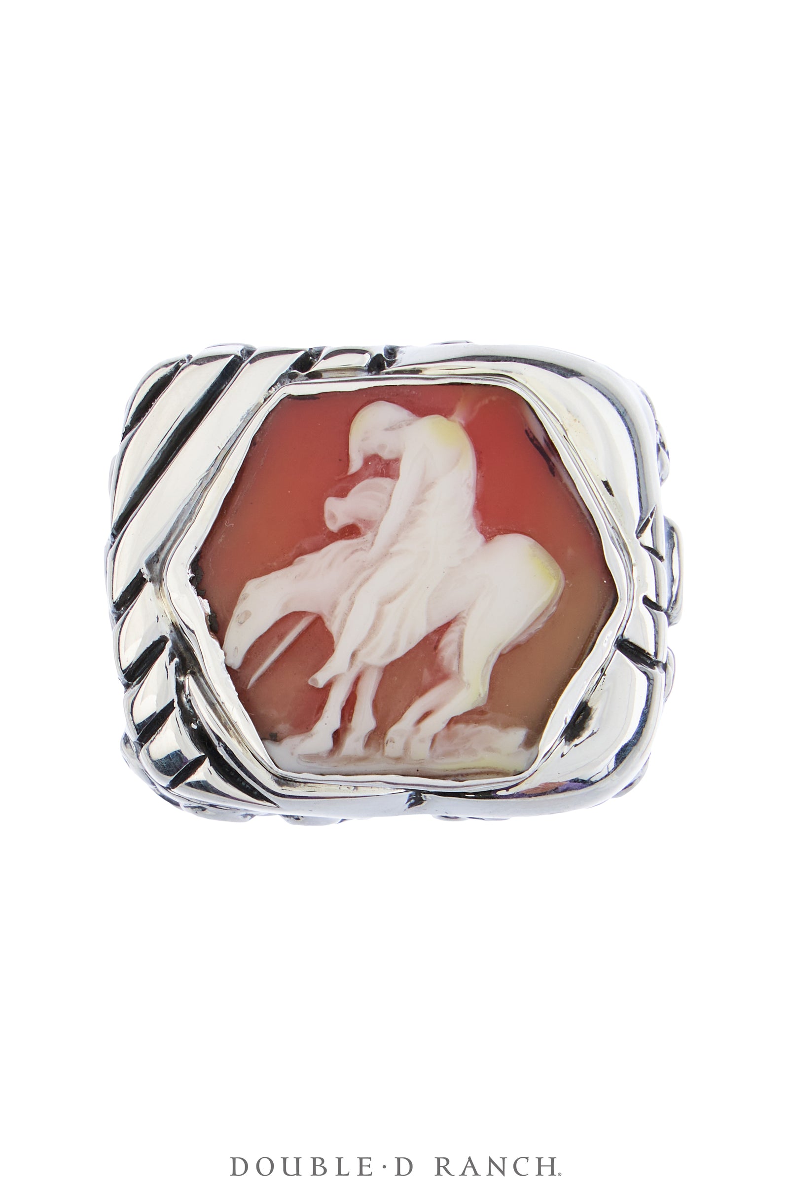 Ring, Dian Malouf, Statement, Sterling Silver, Hallmark, Contemporary, 2076
