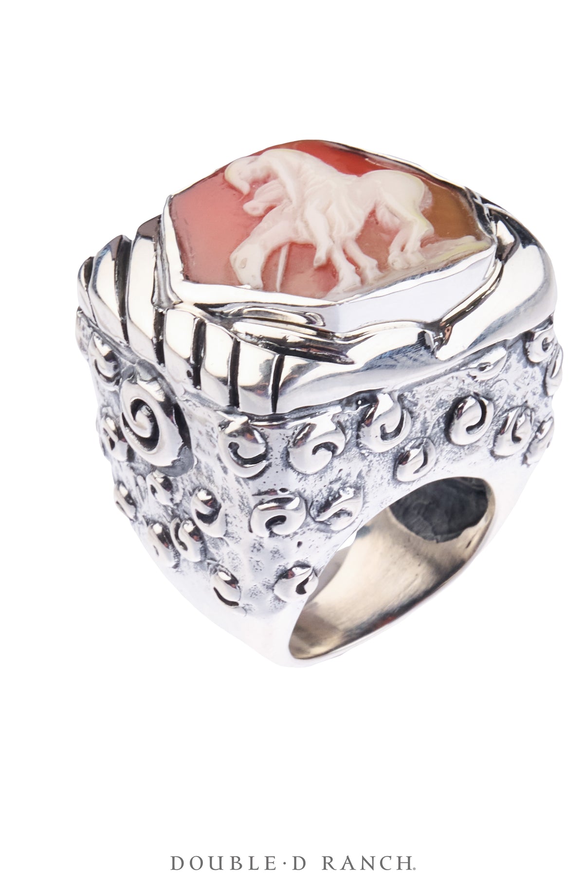 Ring, Dian Malouf, Statement, Sterling Silver, Hallmark, Contemporary, 2076