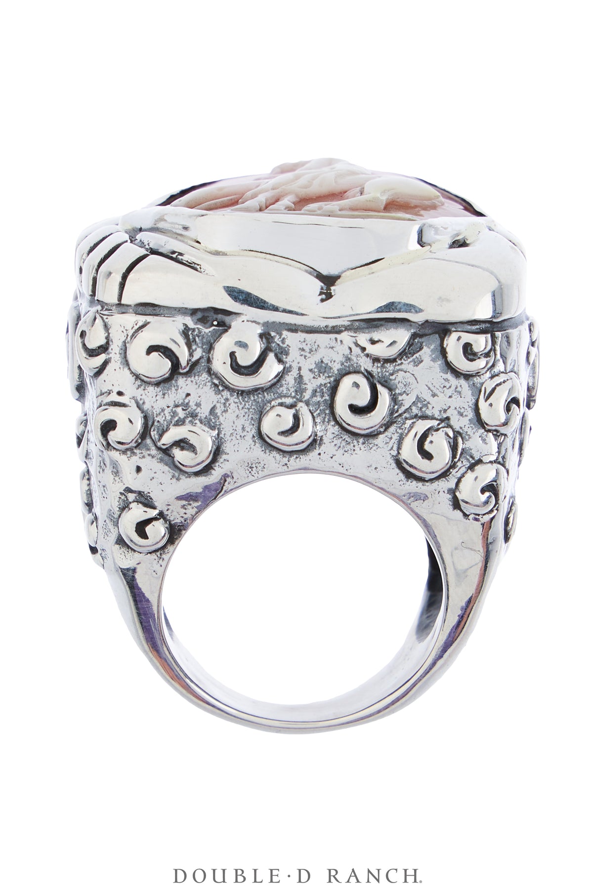 Ring, Dian Malouf, Statement, Sterling Silver, Hallmark, Contemporary, 2076