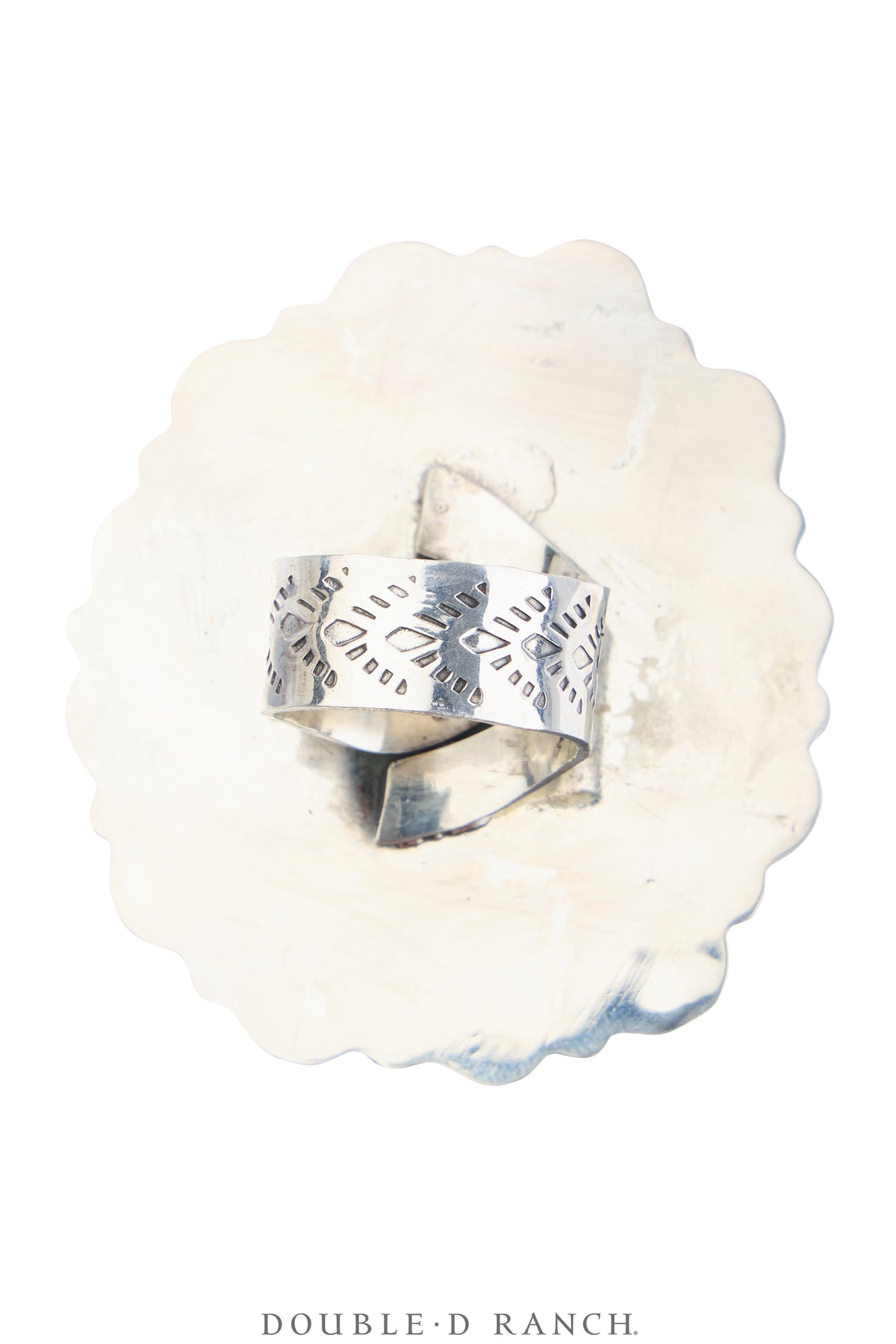 Ring, Federico, Cluster, Turquoise, Mother of Pearl, Hallmark, Contemporary, 2082