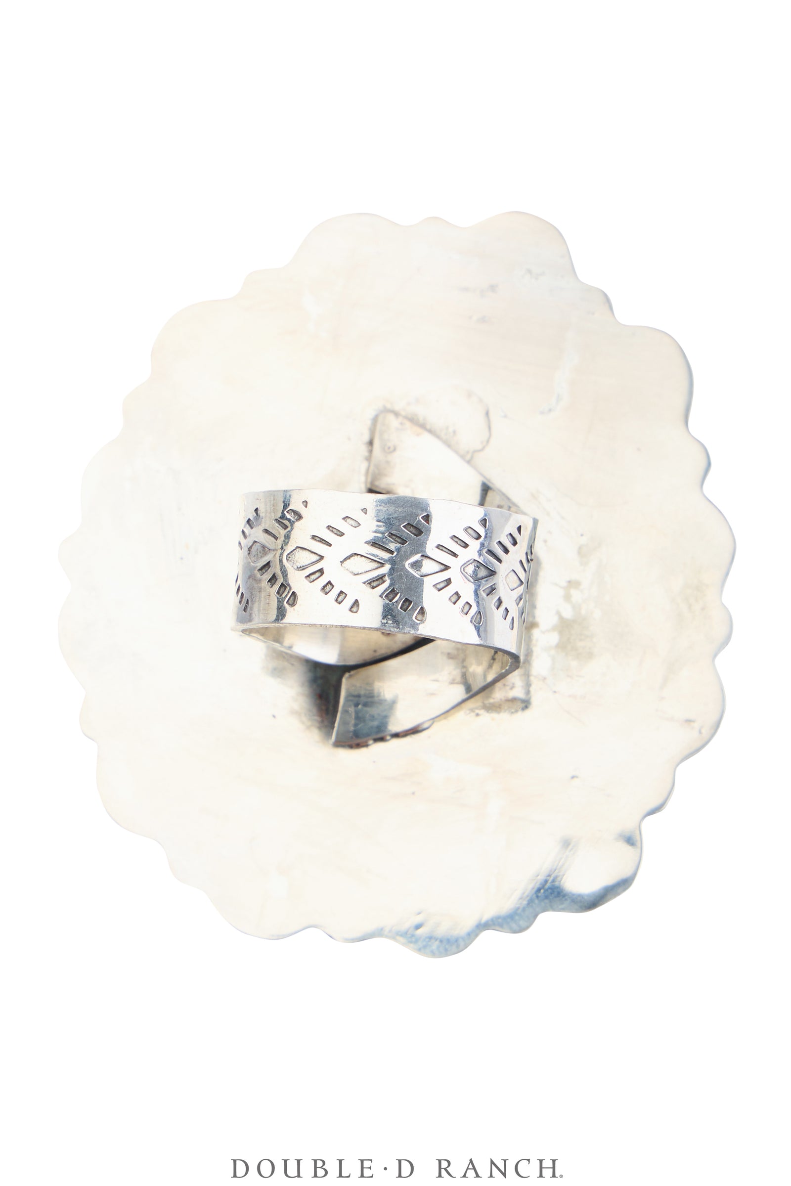 Ring, Federico, Cluster, Turquoise, Mother of Pearl, Hallmark, Contemporary, 2082