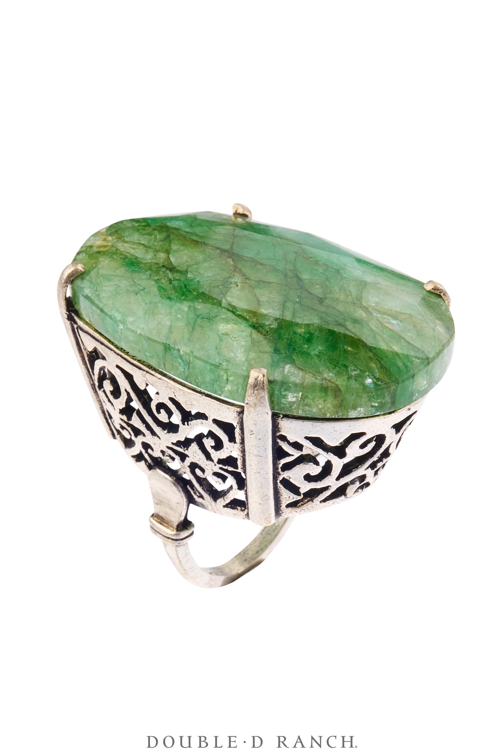 Ring, Faceted Jewel, Jadeite, Contemporary, 2093