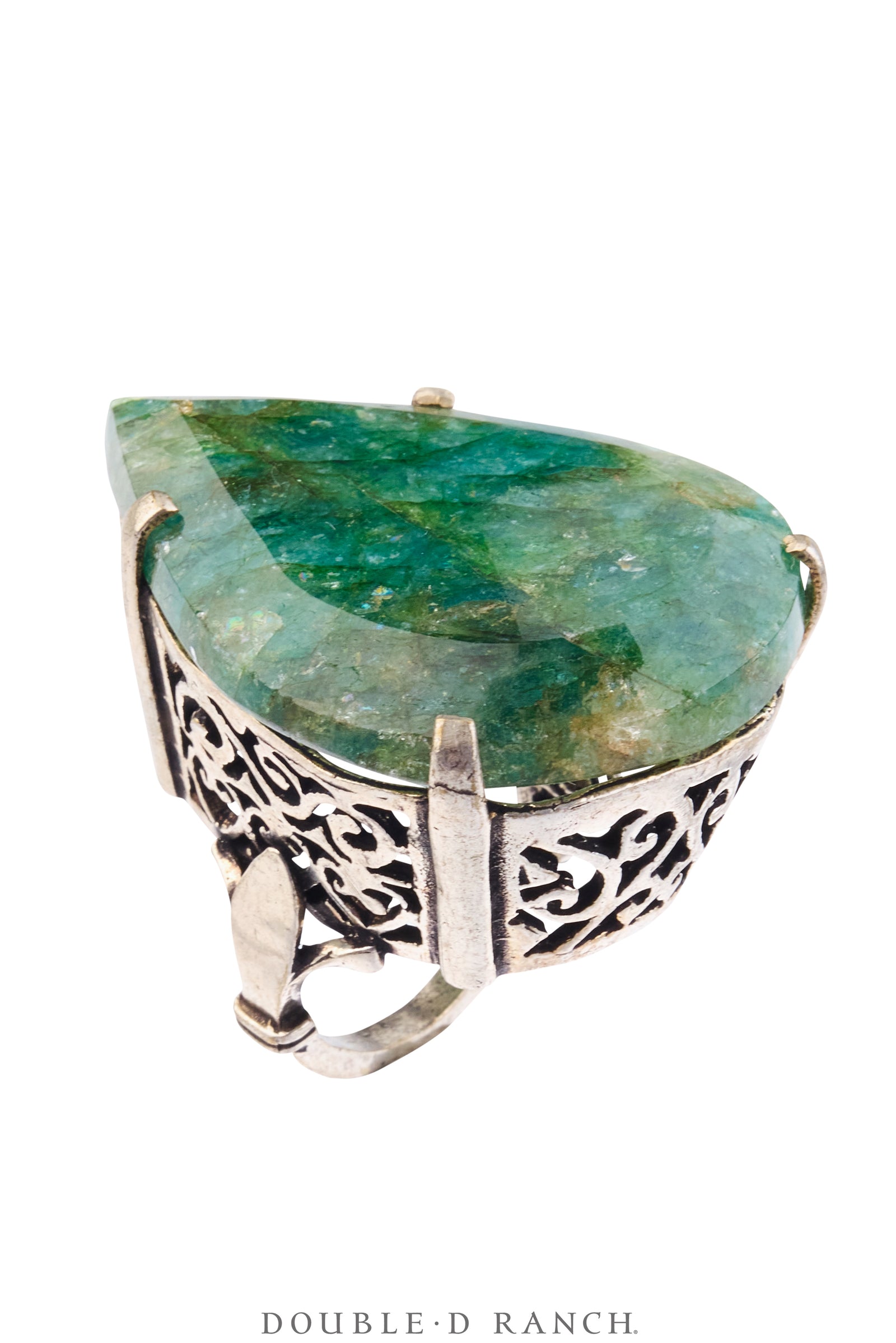 Ring, Faceted Jewel, Jadeite, Contemporary, 2095