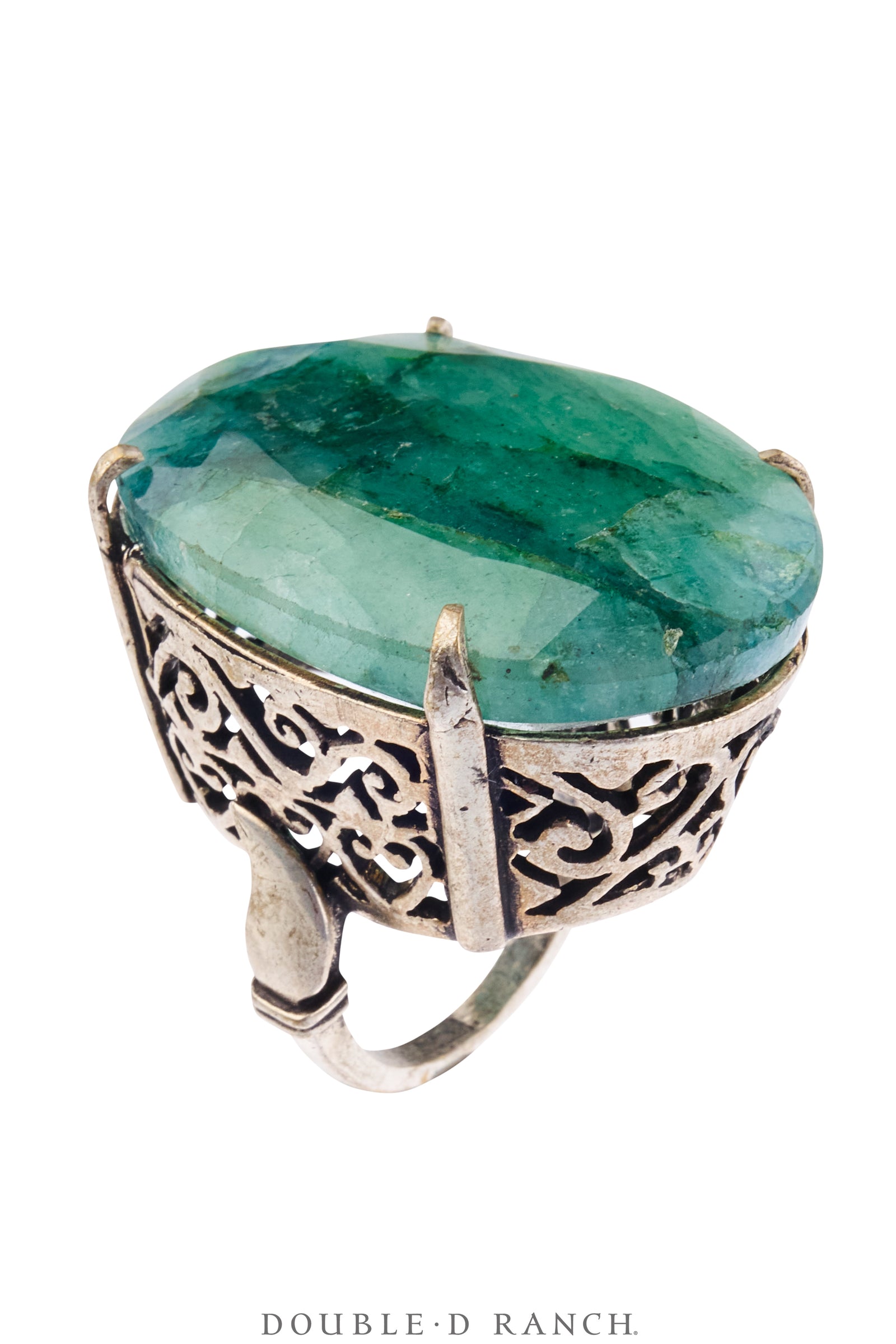 Ring, Faceted Jewel, Jadeite, Contemporary, 2097