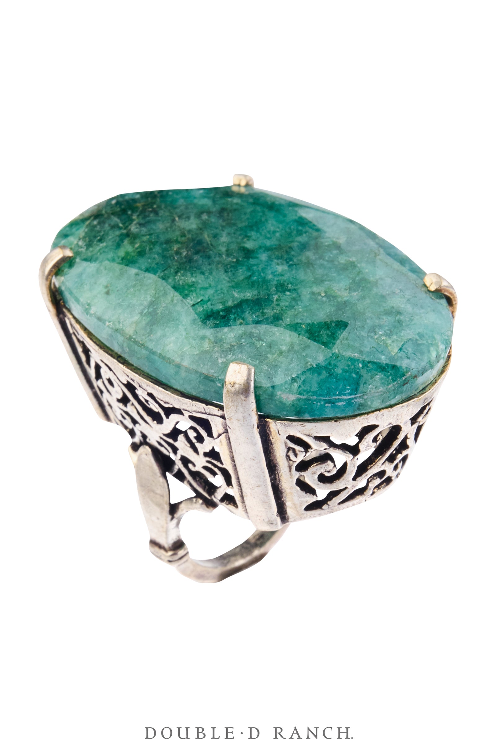 Ring, Faceted Jewel, Jadeite, Contemporary, 2099