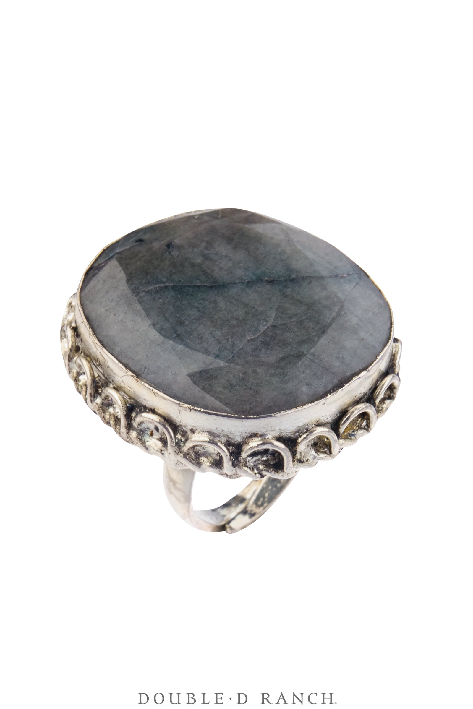 Ring, Faceted Jewel, Labradorite, Contemporary, 2100