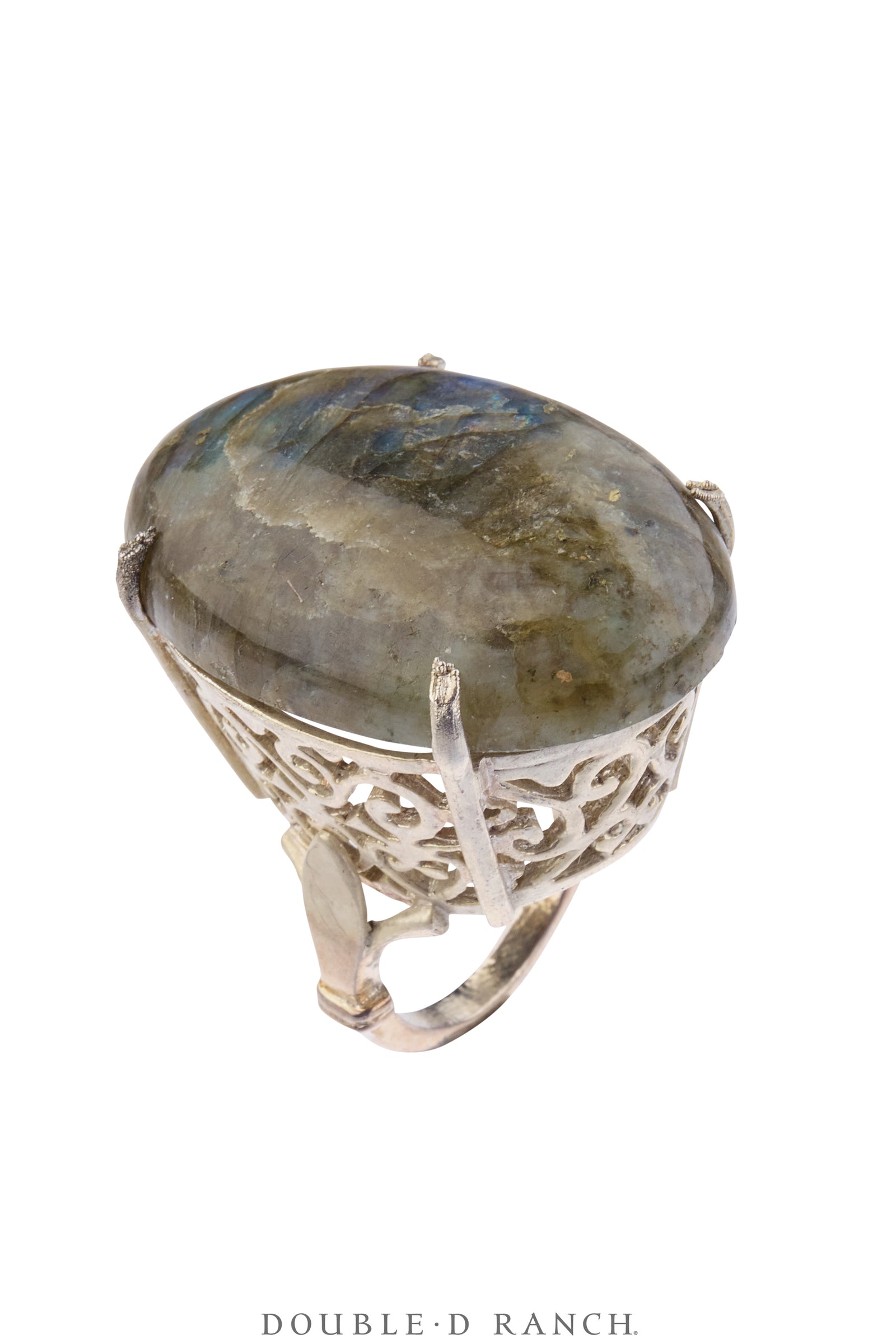 Ring, Faceted Jewel, Labradorite, Contemporary, 2102