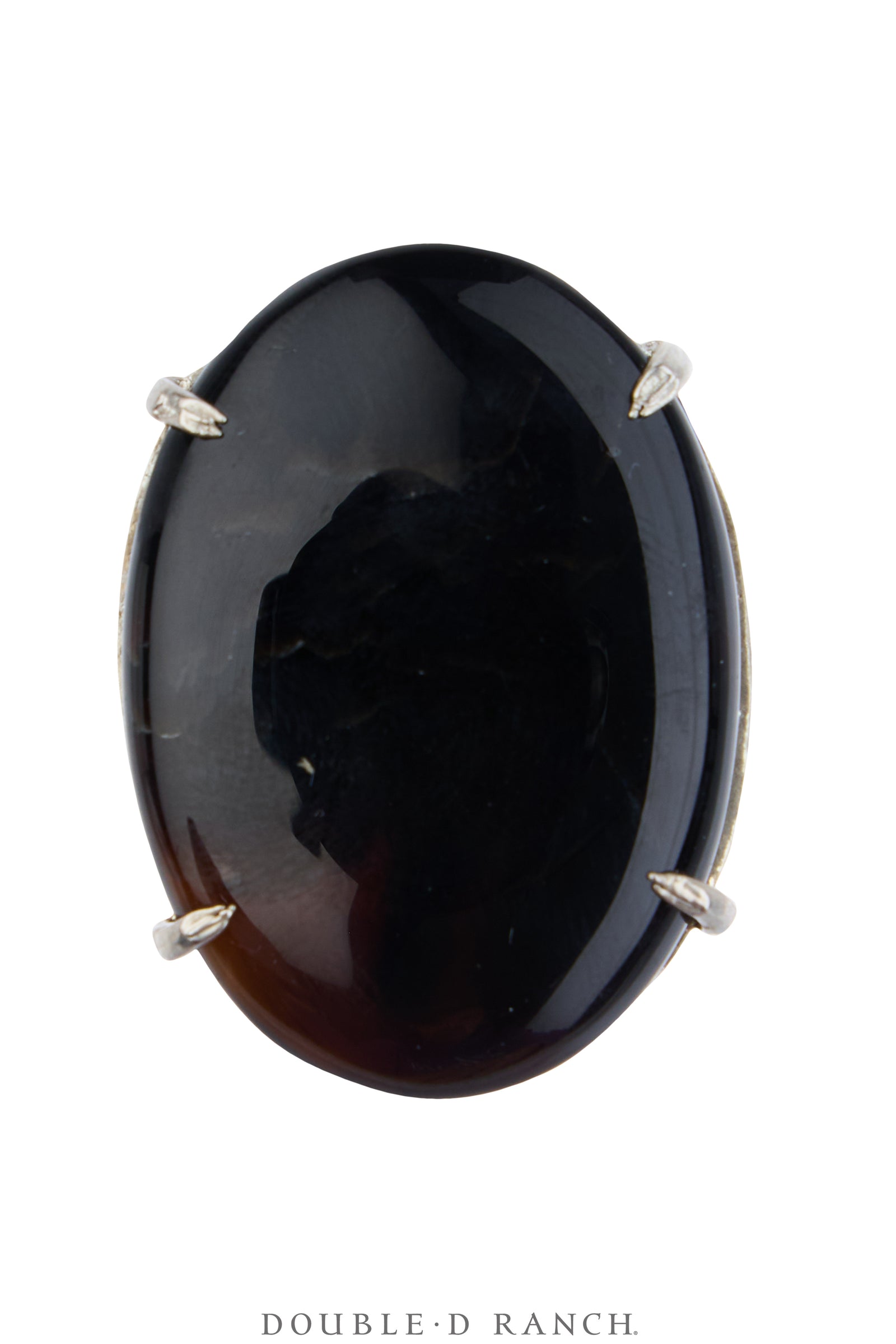 Ring, Faceted Jewel, Onyx, Contemporary, 2105