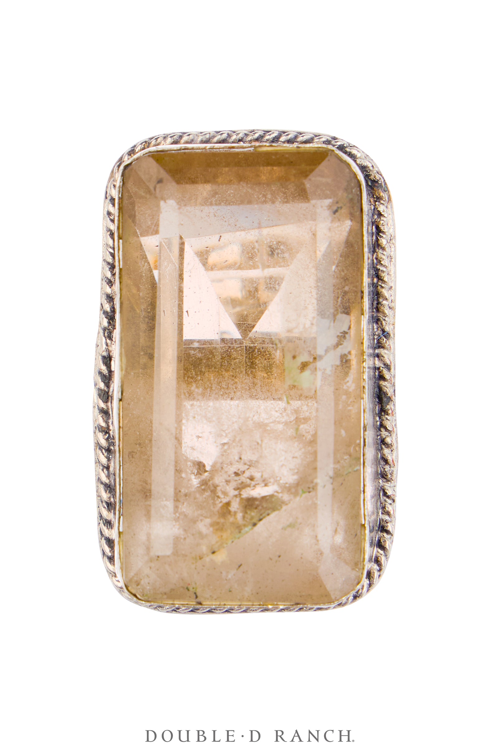 Ring, Faceted Jewel, Smoky Quartz, Contemporary, 2112