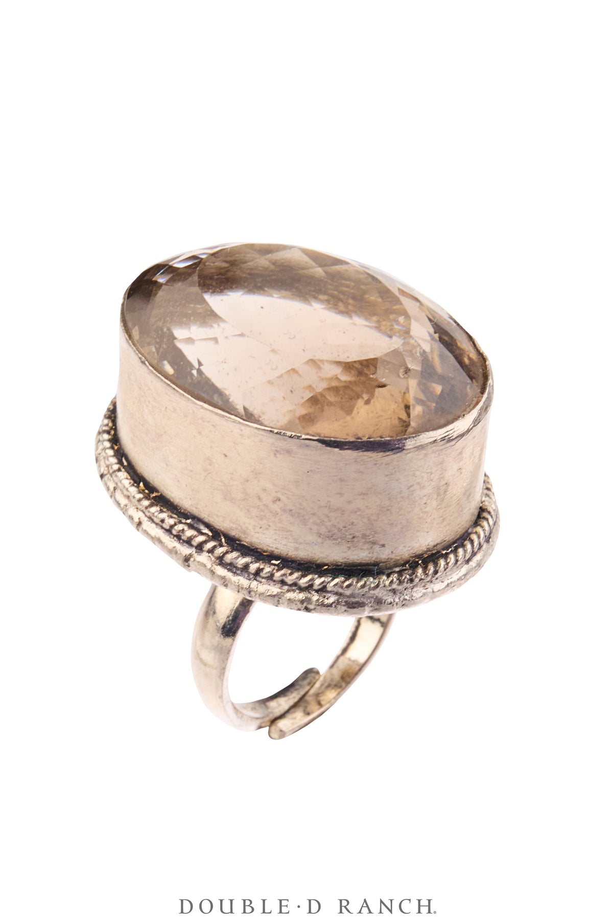 Ring, Faceted Jewel, Smoky Quartz, Contemporary, 2114