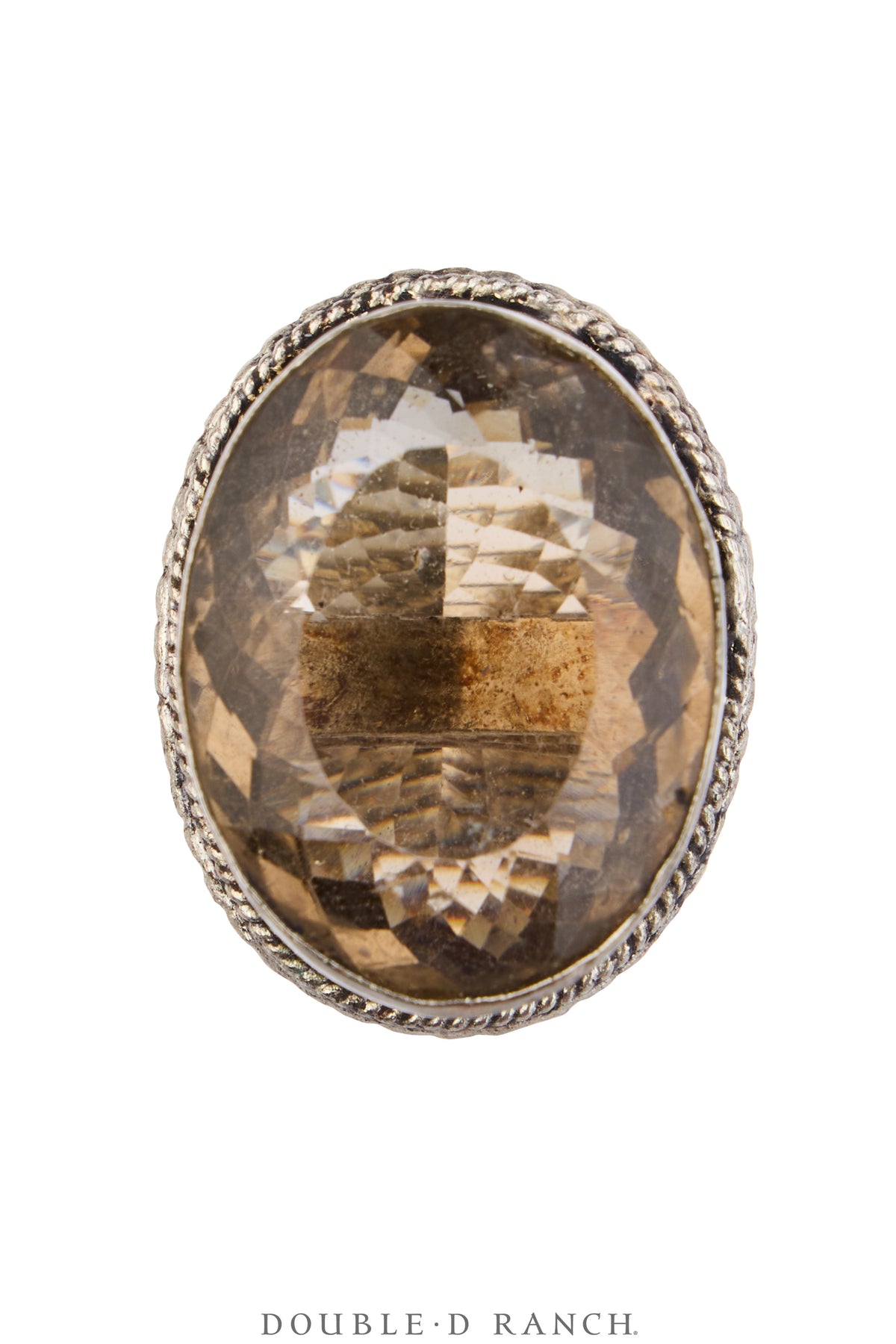 Ring, Faceted Jewel, Smoky Quartz, Contemporary, 2114