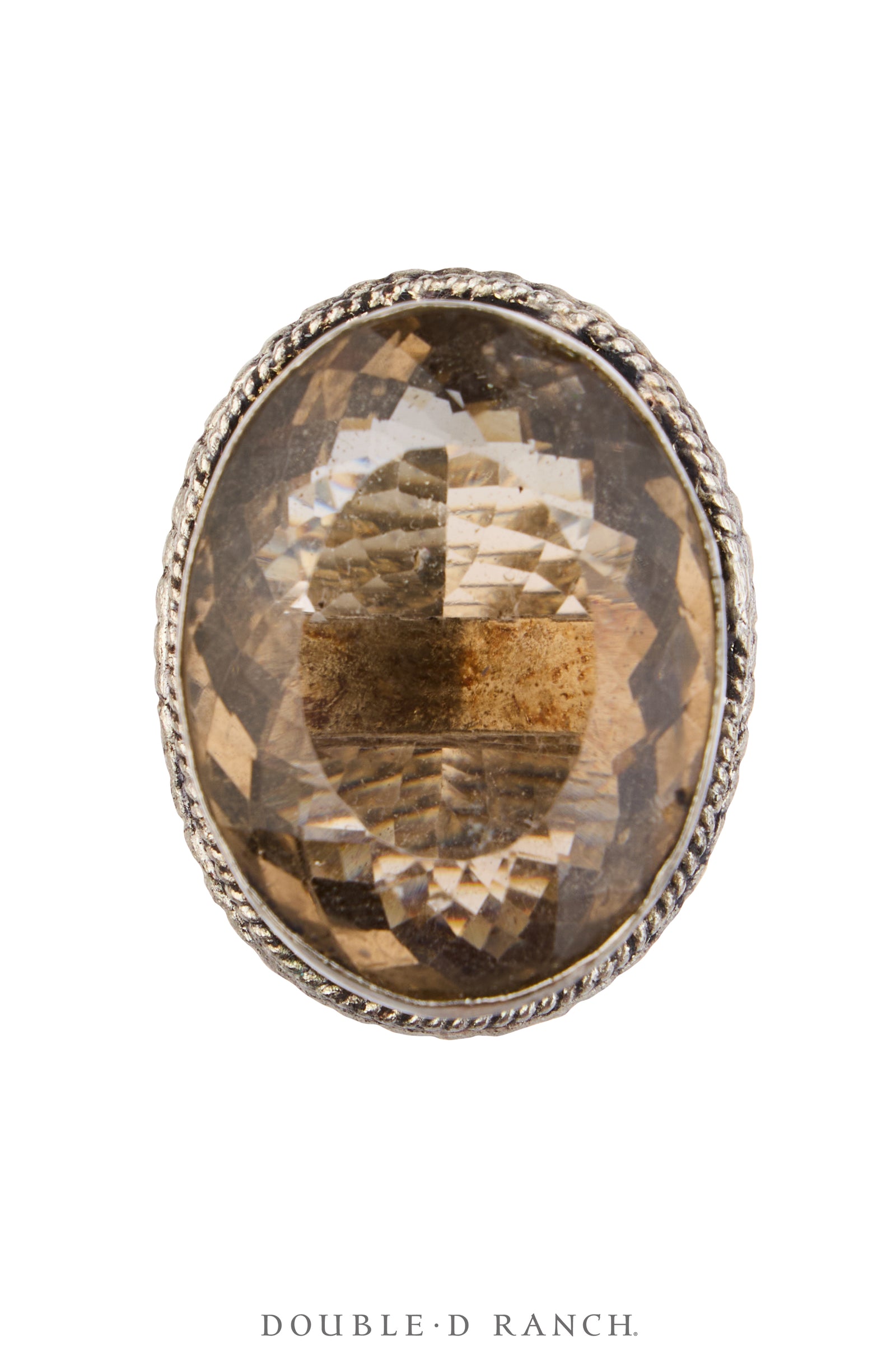 Ring, Faceted Jewel, Smoky Quartz, Contemporary, 2114