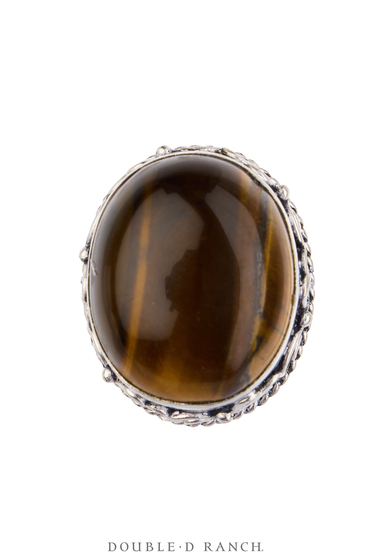 Ring, Faceted Jewel, Tiger's Eye, Contemporary, 2116