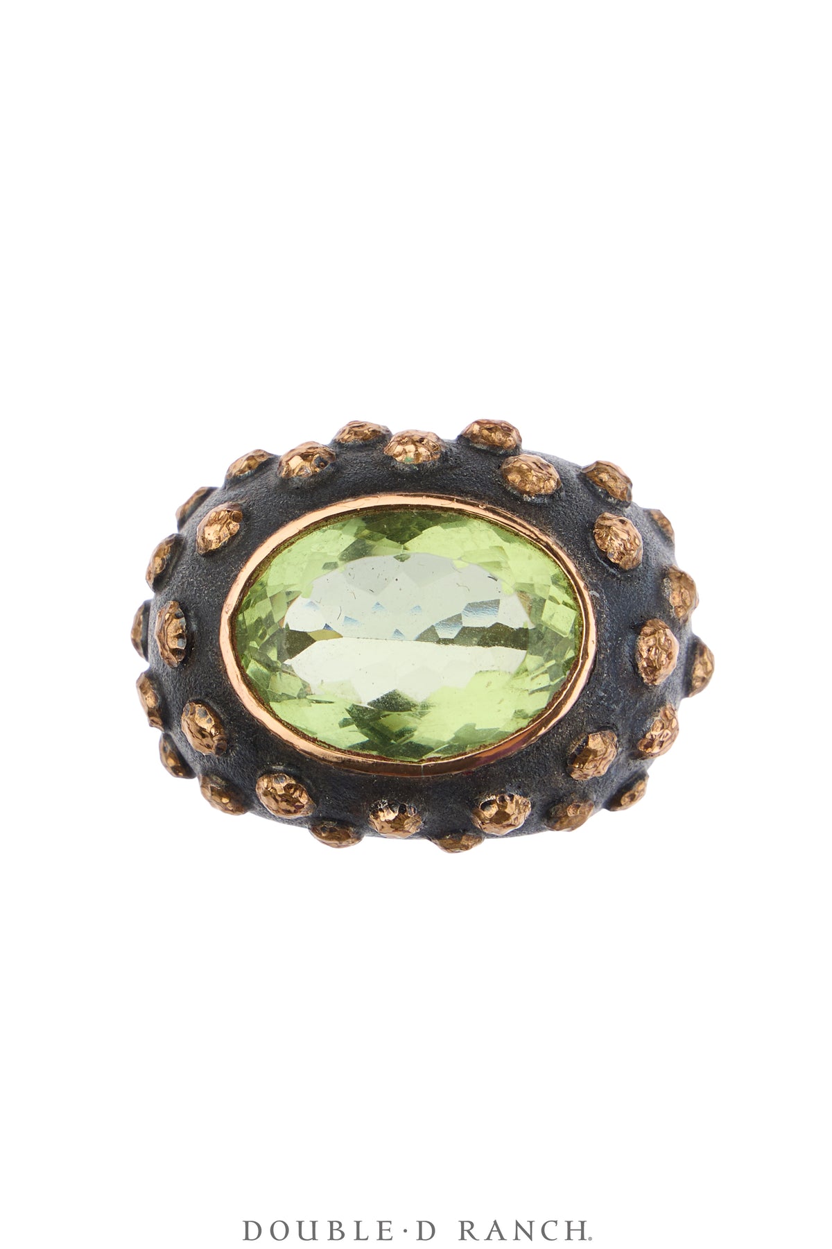Ring, Statement, Peridot, Faceted Jewels, Hallmark, Contemporary, 2123