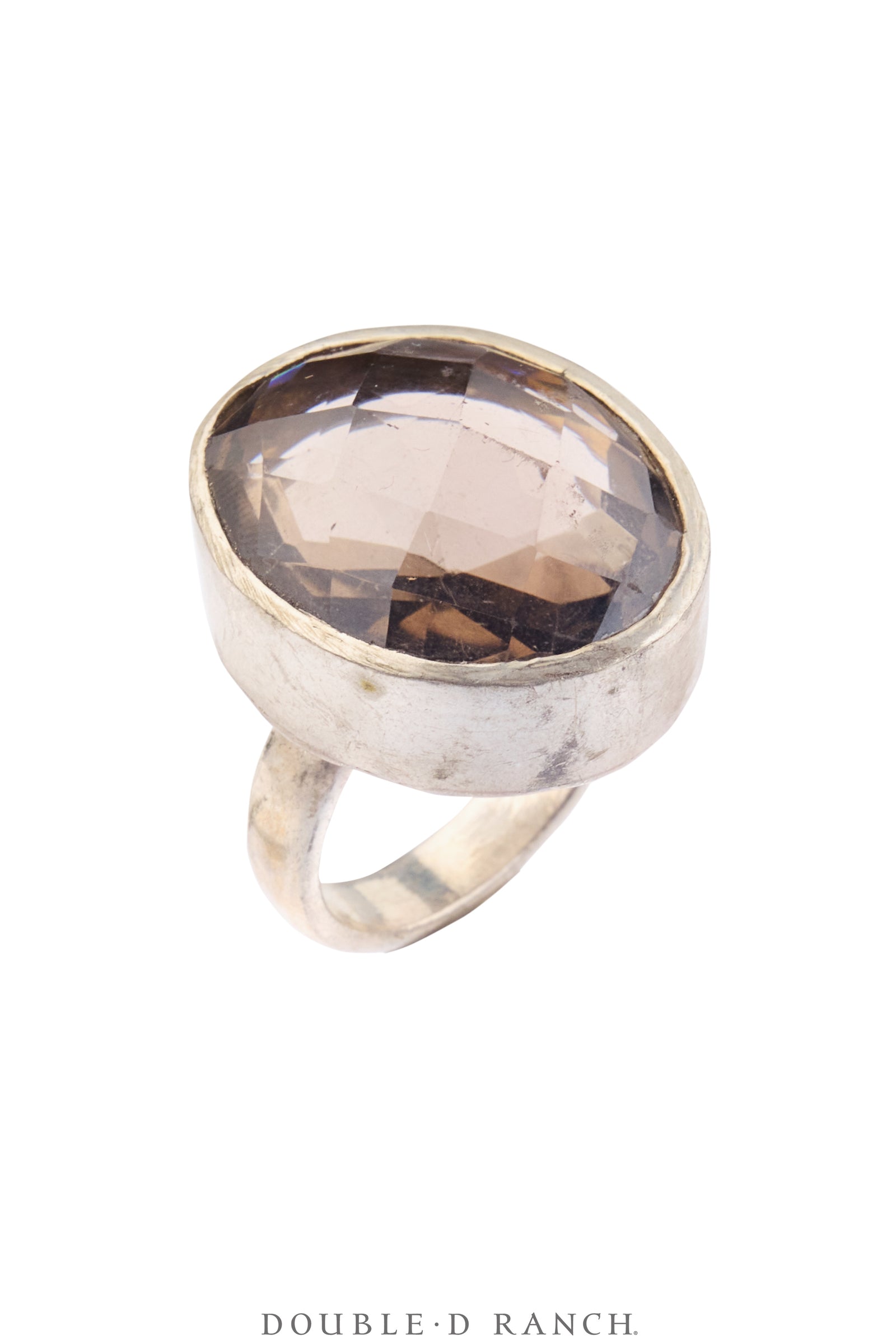 Ring, Faceted Jewel, Smoky Quartz, Contemporary, 2113