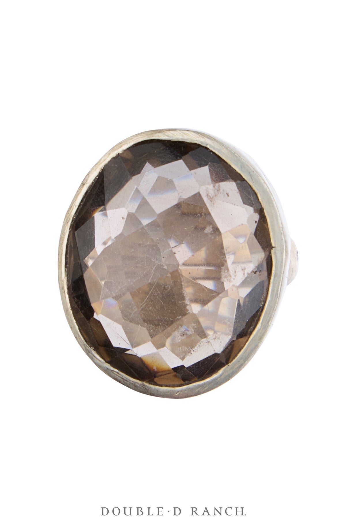 Ring, Faceted Jewel, Smoky Quartz, Contemporary, 2113