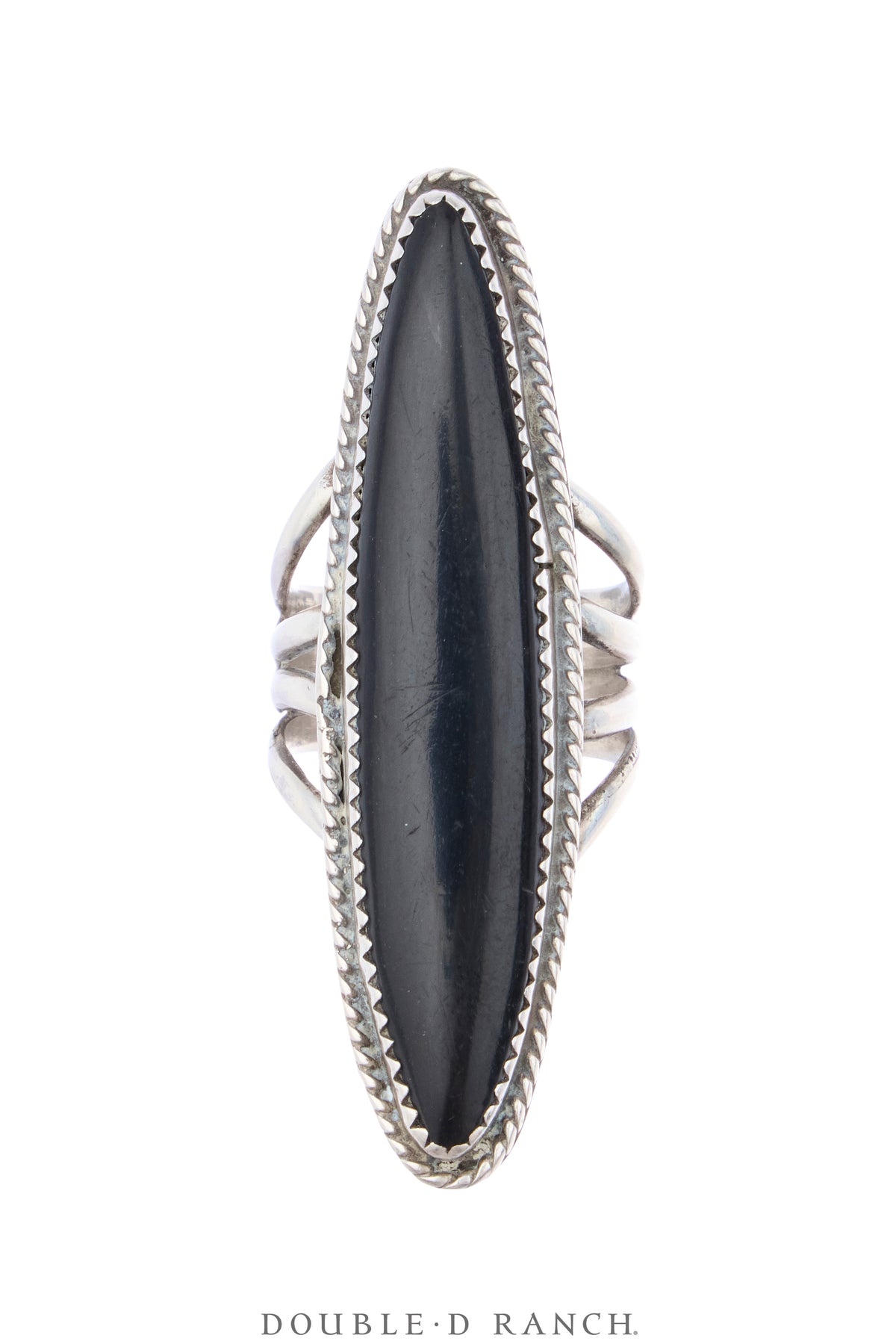 Ring, Natural Stone, Onyx, Hallmark, Vintage, 2136