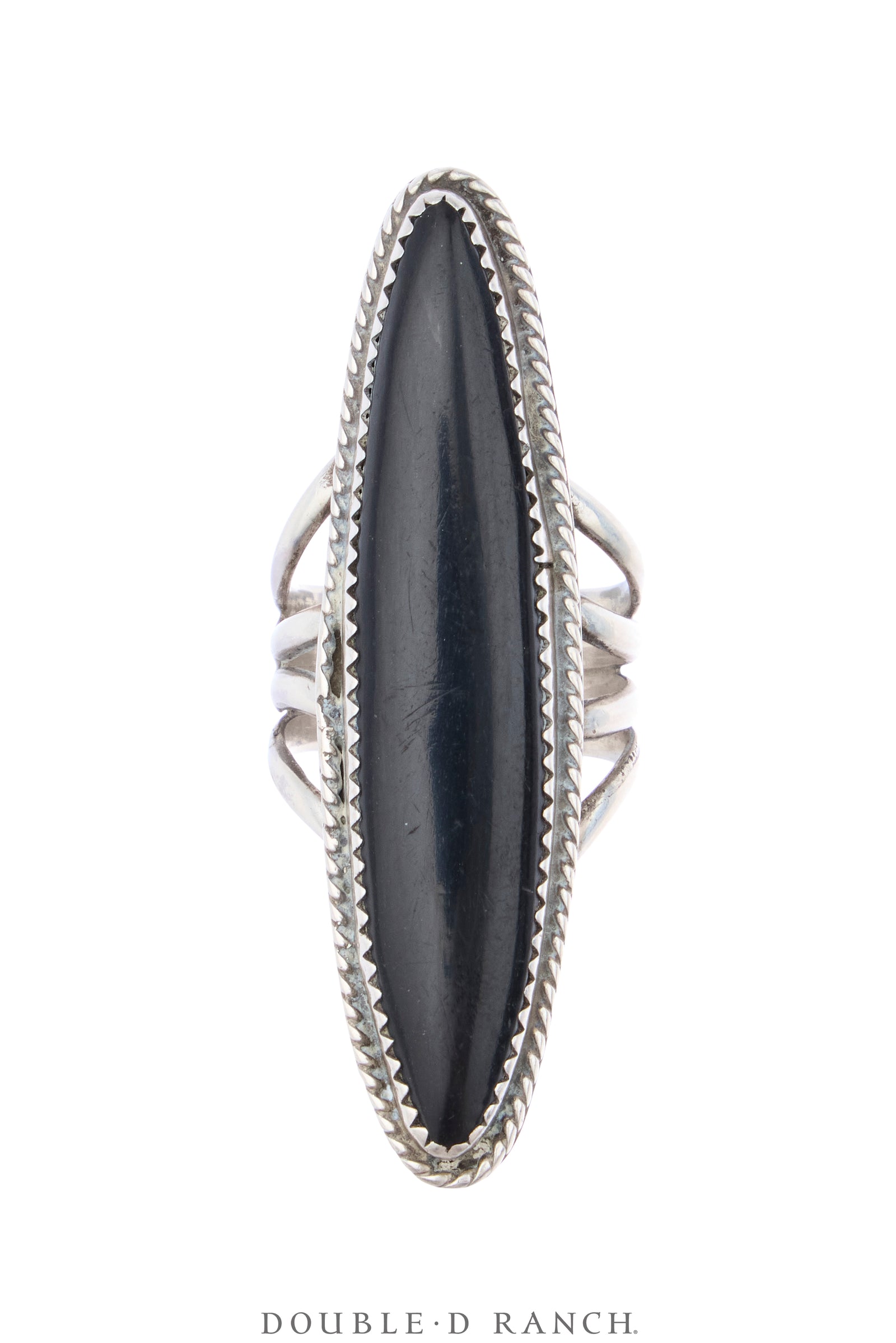 Ring, Natural Stone, Onyx, Hallmark, Vintage, 2136