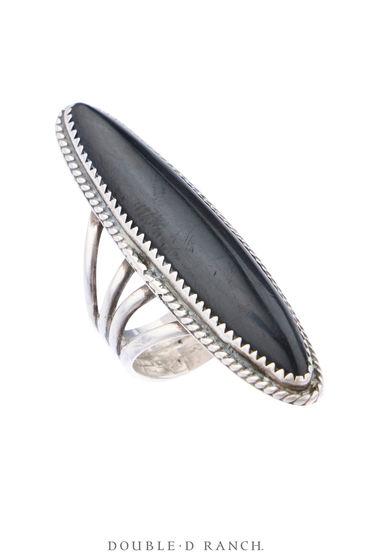 Ring, Natural Stone, Onyx, Hallmark, Vintage, 2136
