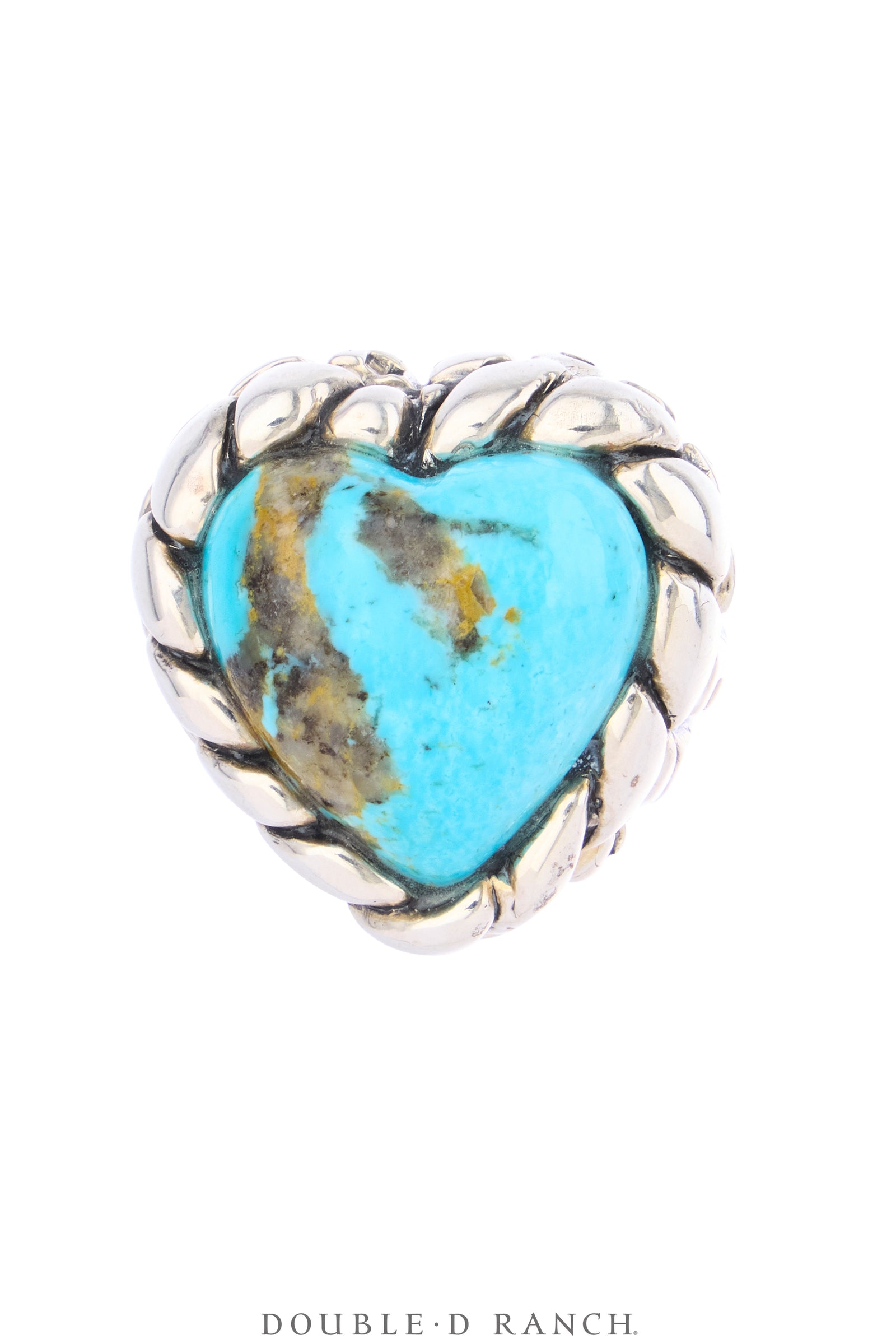 Ring, Dian Malouf, Kingman Turquoise, Sterling Silver, Hallmark, Contemporary, 2142