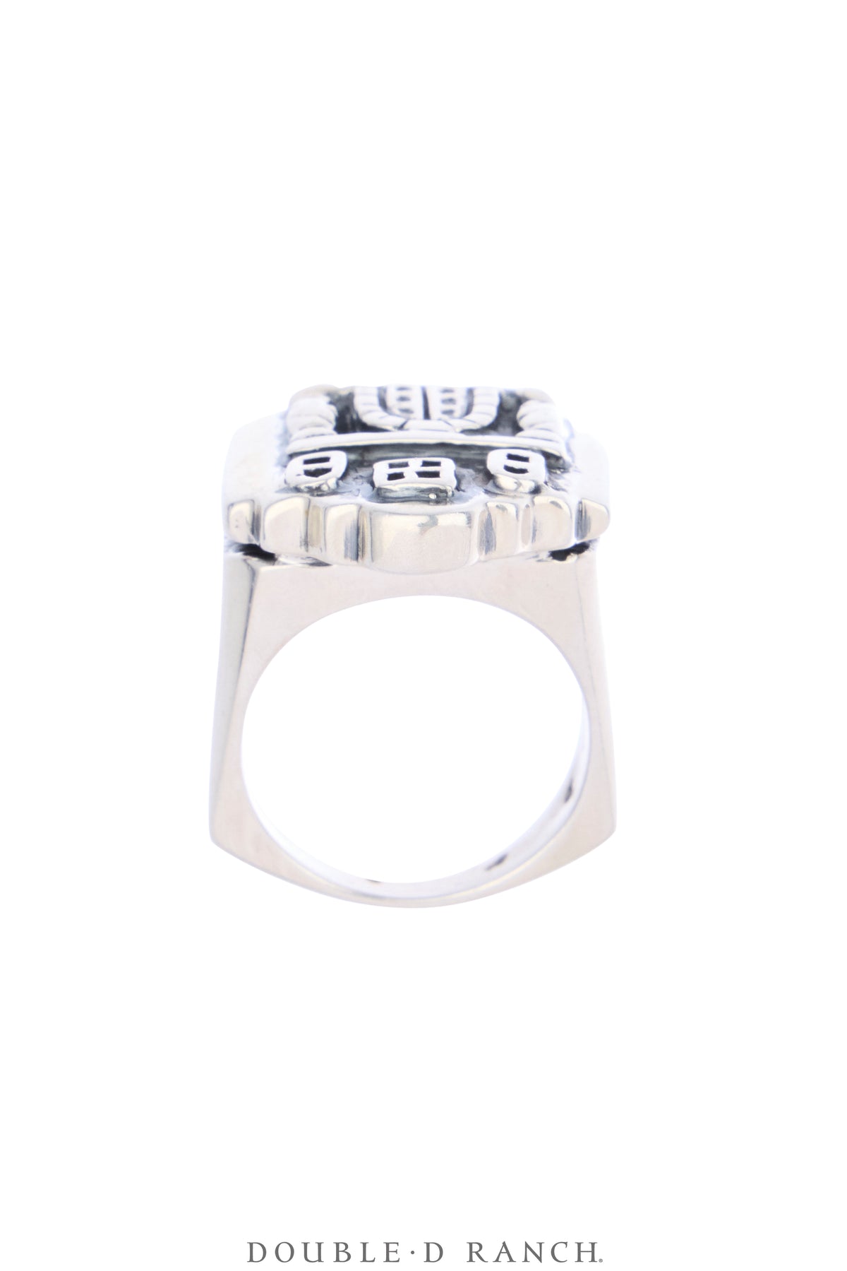 Ring, Dian Malouf, Sterling Silver, Hallmark, Contemporary, 2144
