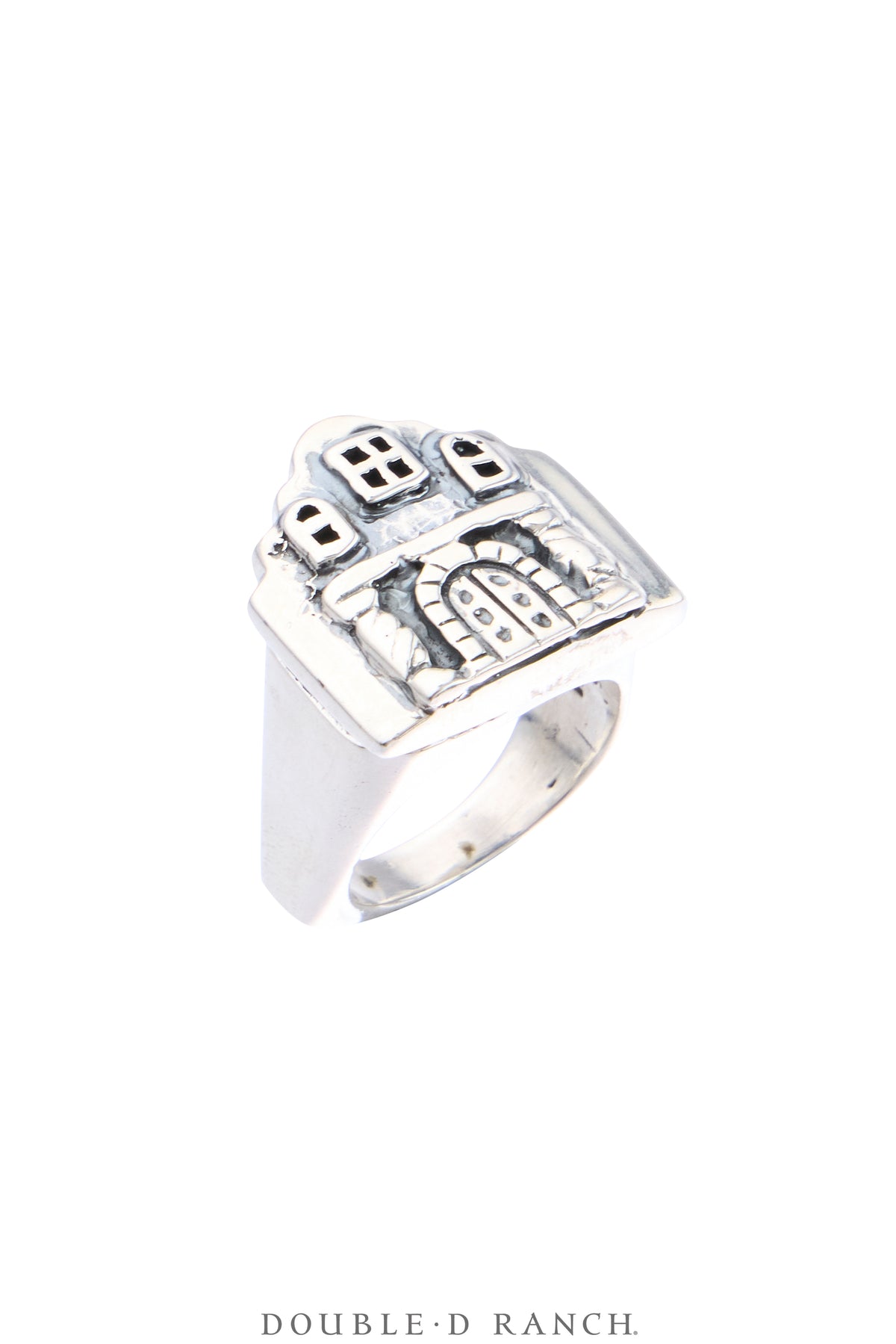 Ring, Dian Malouf, Sterling Silver, Hallmark, Contemporary, 2144